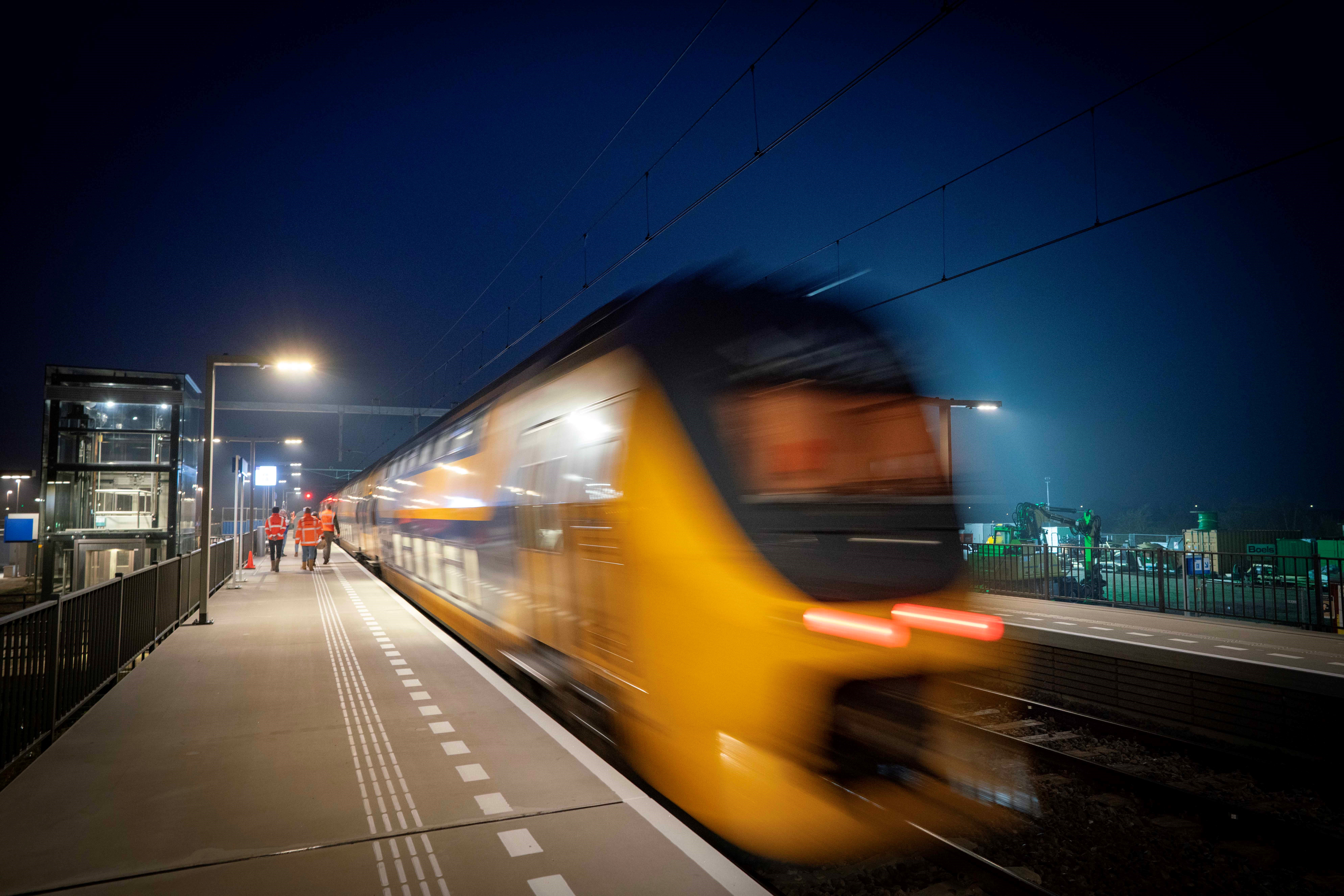 Sinds de ochtend van 24 maart rijden er weer treinen op Den Helder Zuid