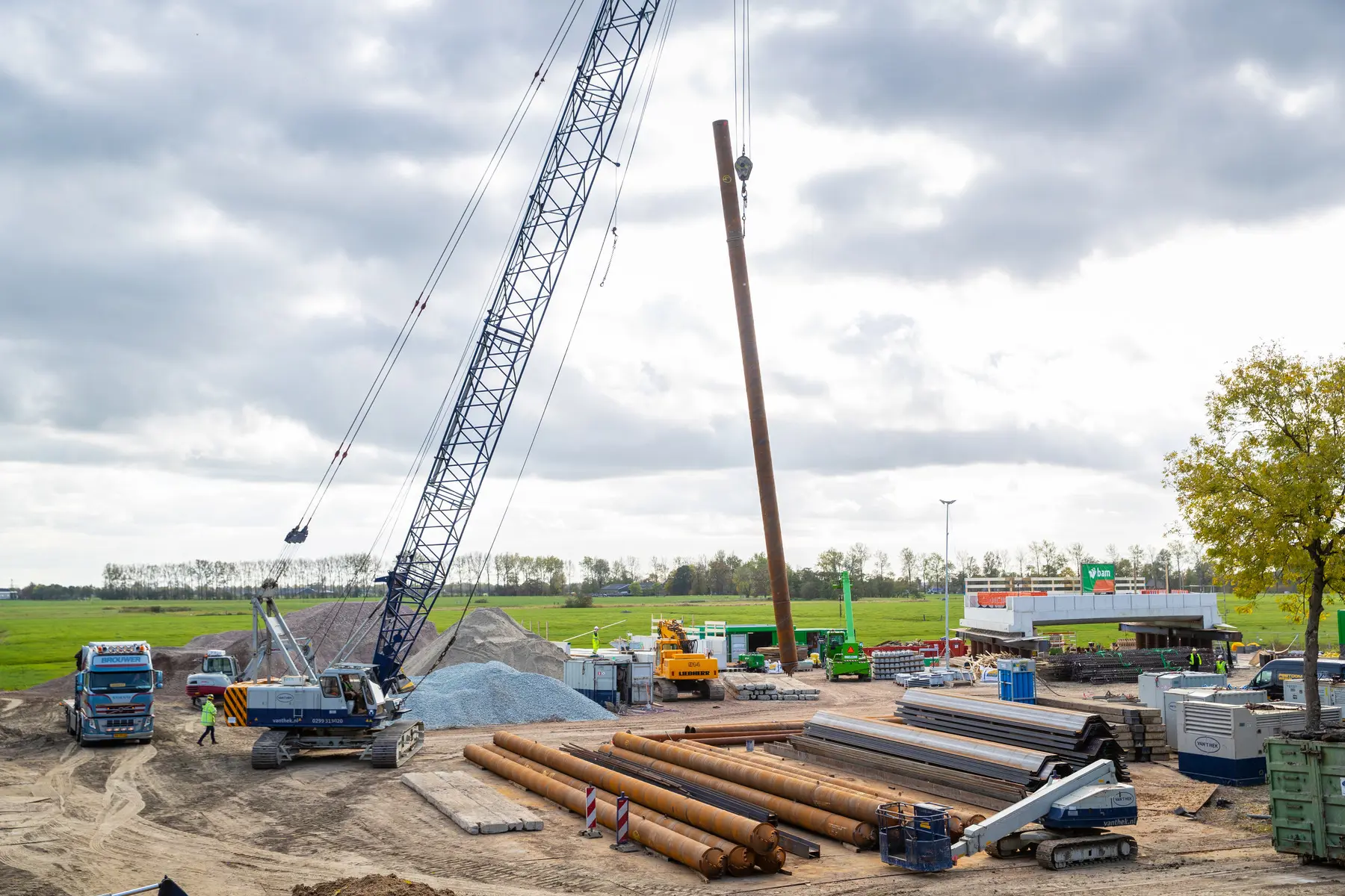 Bouw nieuwe onderdoorgang Zuidhorn