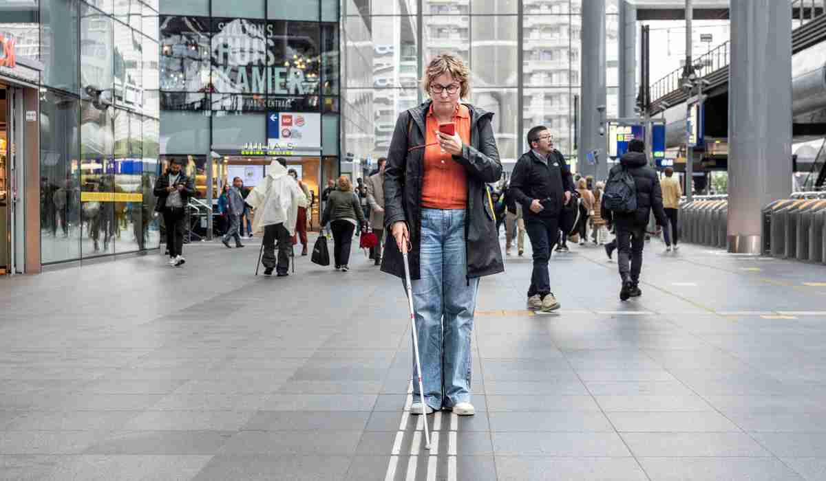Nieuwe technieken worden getest voor blinde en slechtziende reizigers