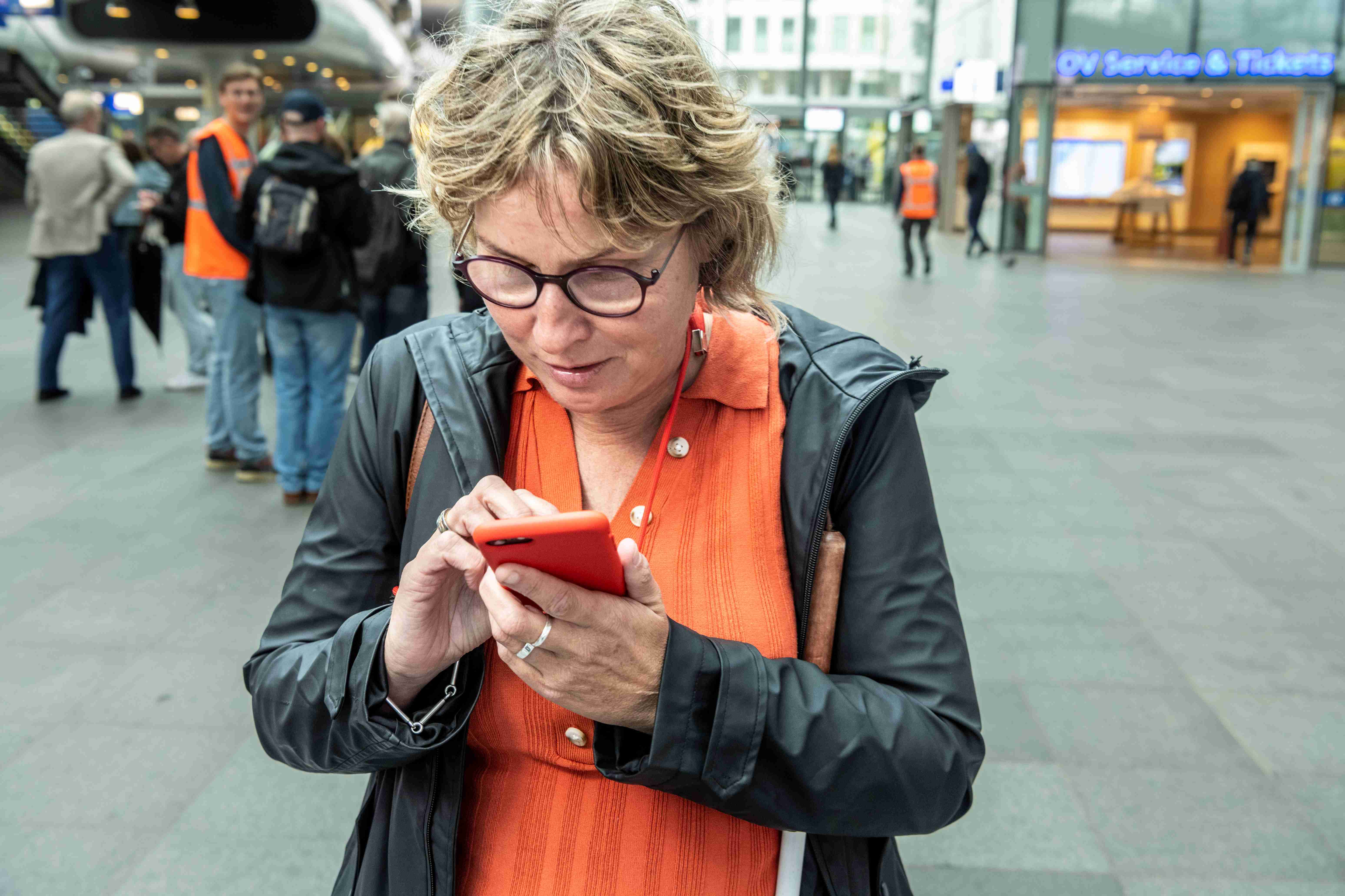 Test met visueel beperkten op Den Haag