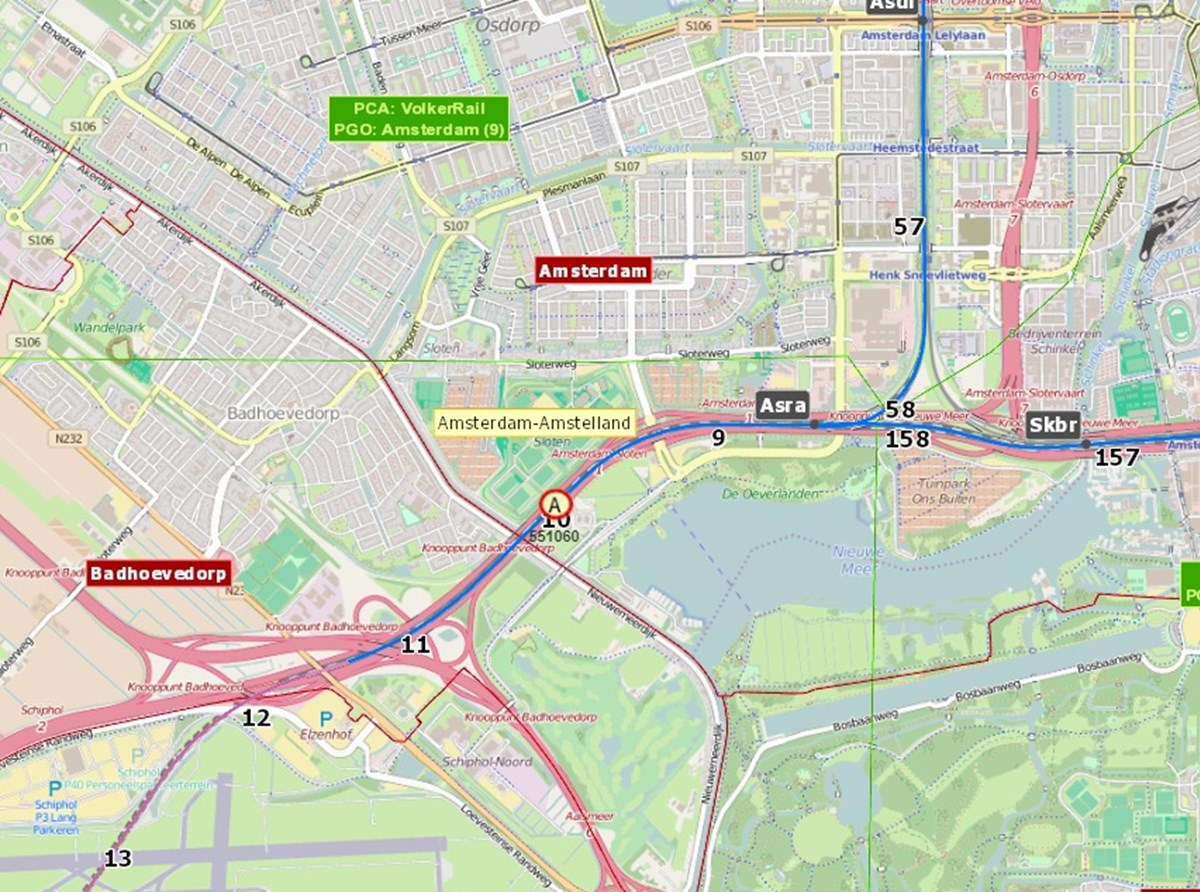 Locatie kaart Amsterdam