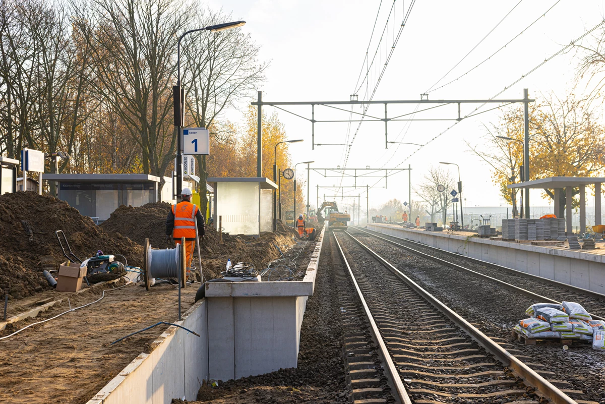 Op station Hoensbroek is CO2-neutraal gewerkt