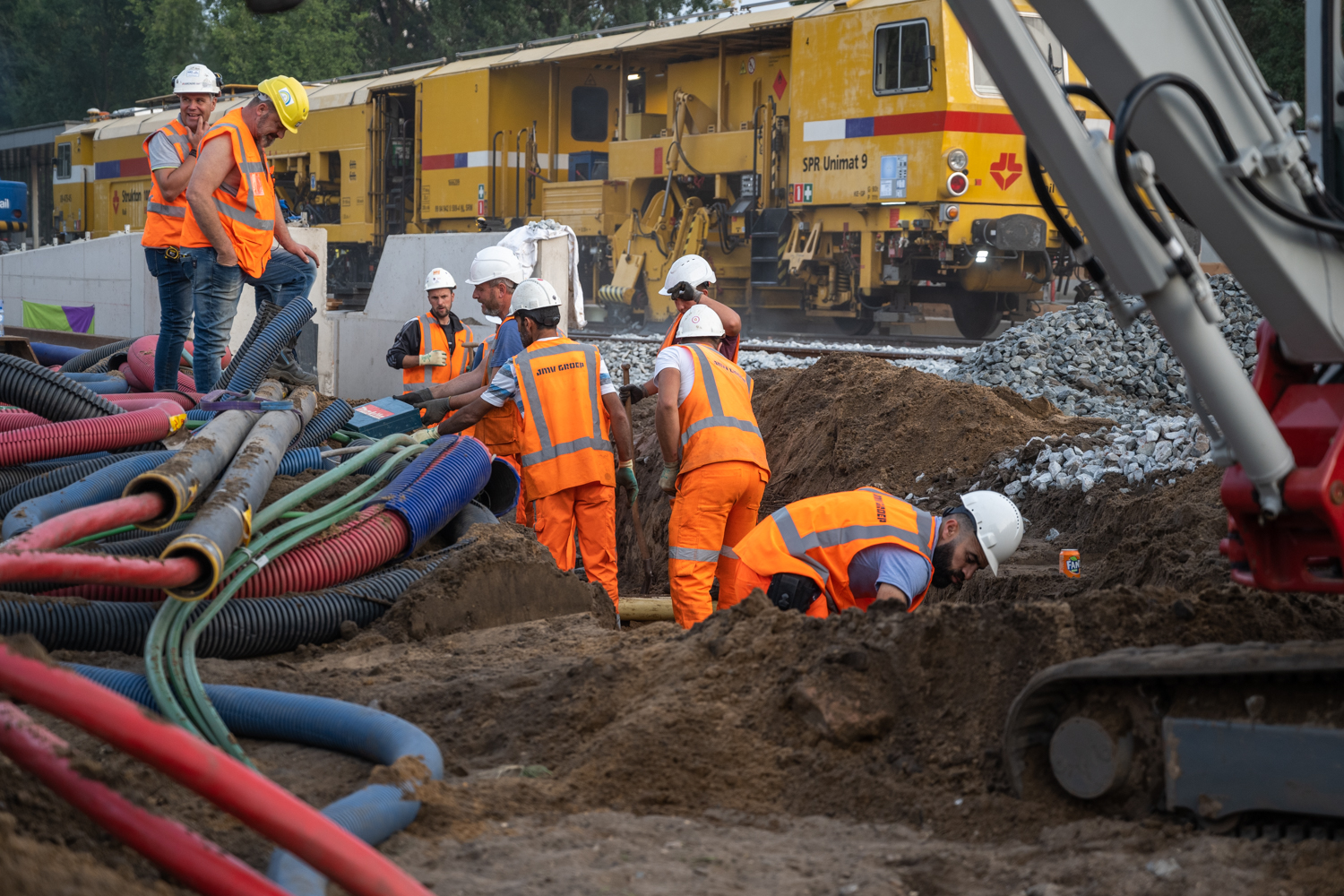 Werkzaamheden tijdens buitendienststelling in Diemen