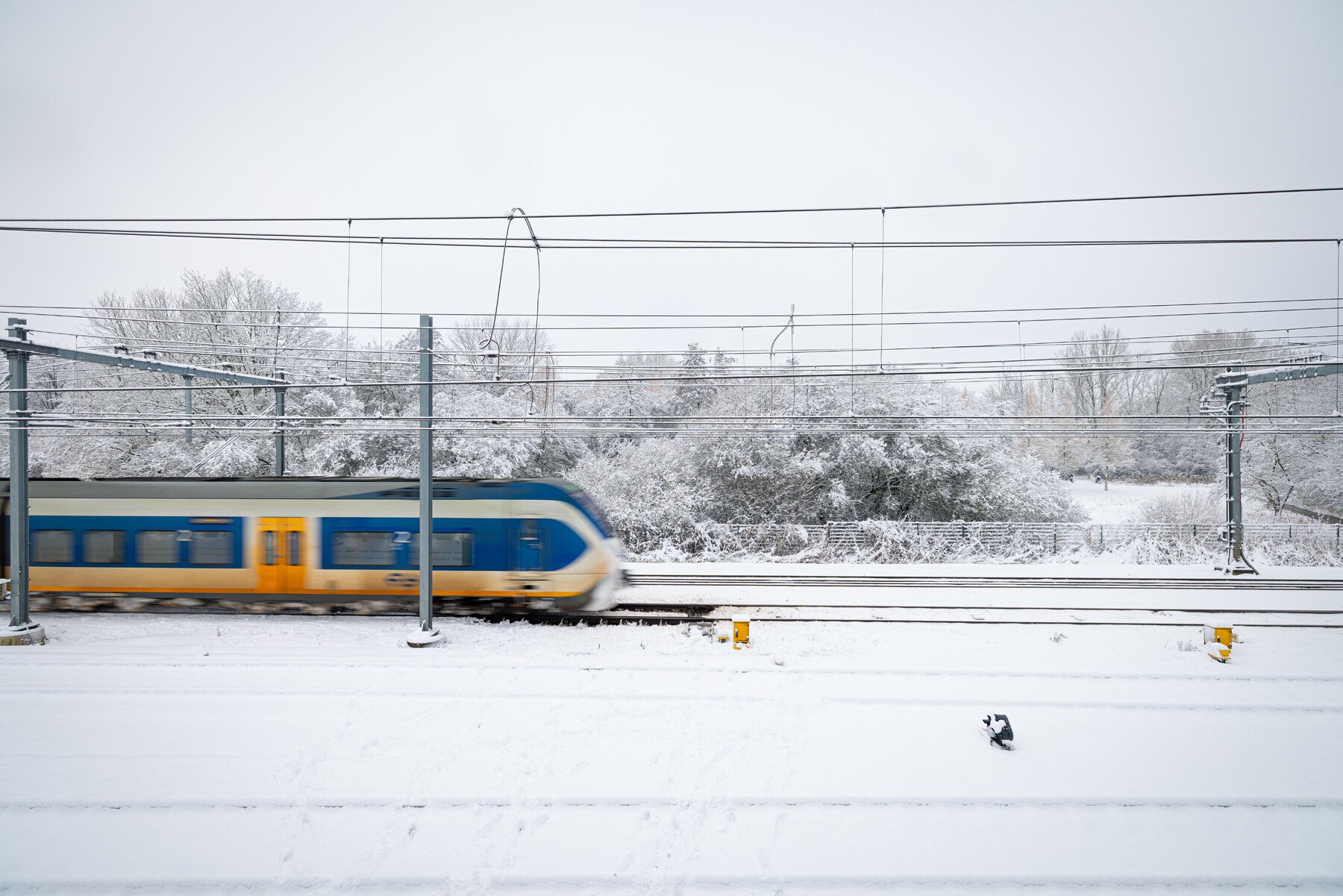 Ontkoppelde dienstregeling door verwachte sneeuwval in noordelijke provincies