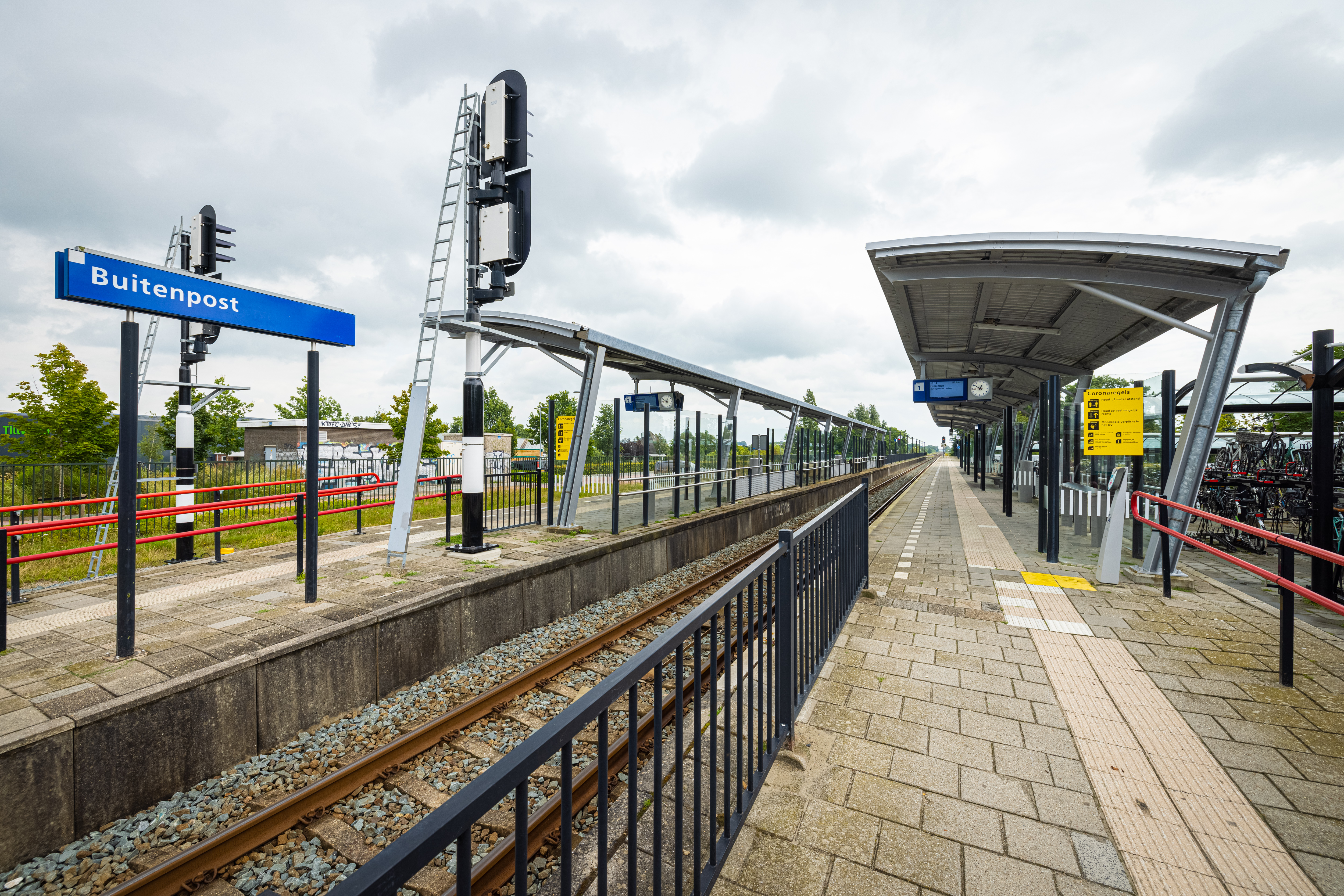Spoorwerk tussen Hurdegaryp en Zuidhorn