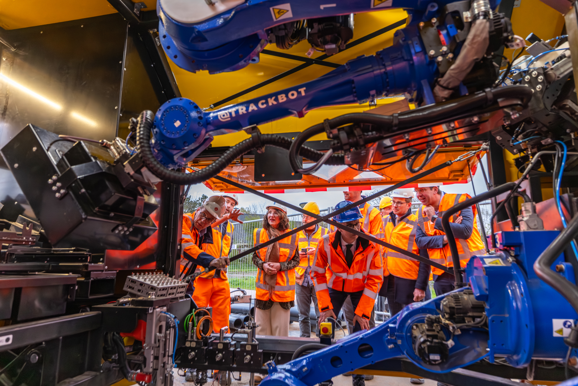 Staatssecretaris bezoekt werkzaamheden ERTMS in Franeker