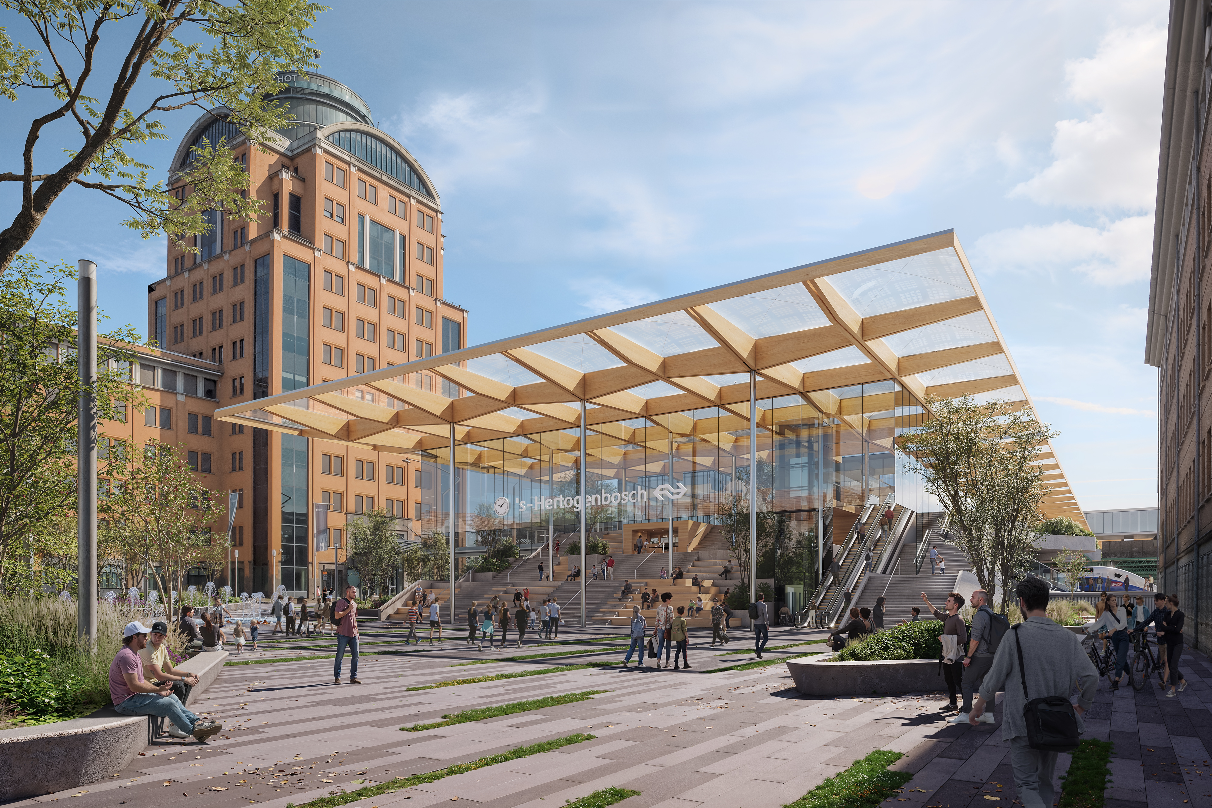 Een grote stap voor 's-Hertogenbosch: vernieuwing station dichterbij