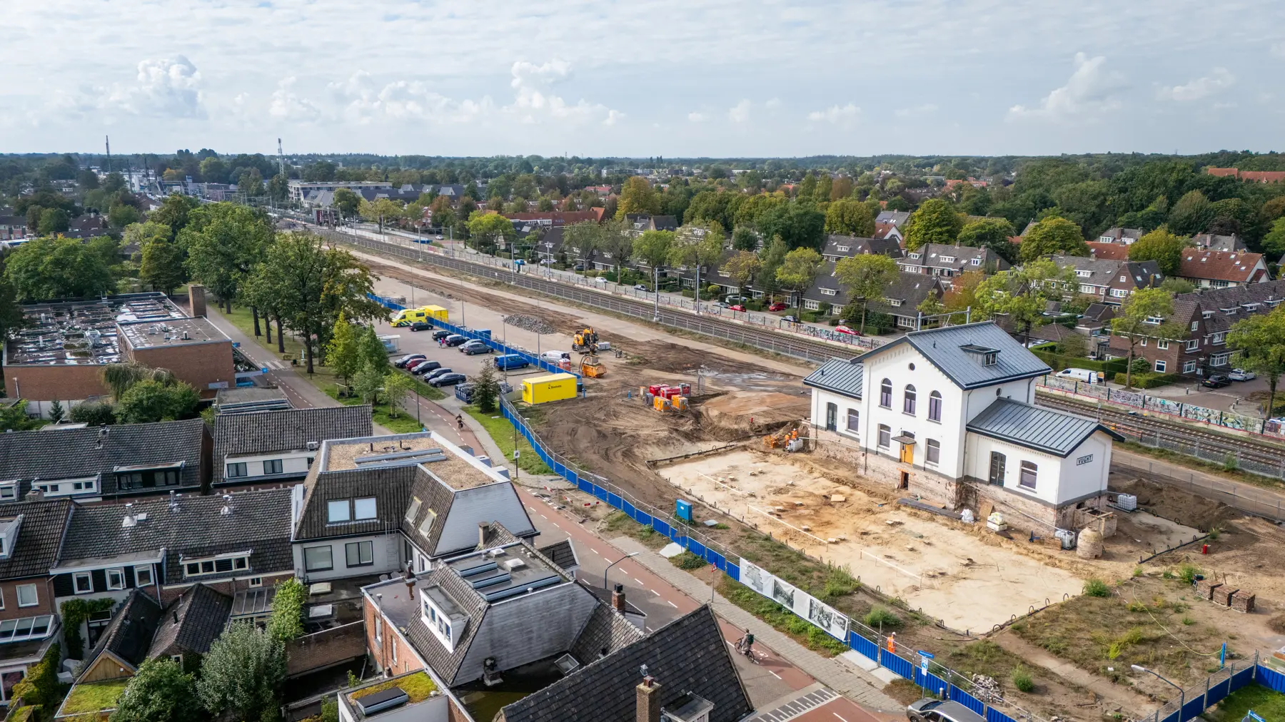 De huidige locatie van station Vught. Foto: Andre Sprong