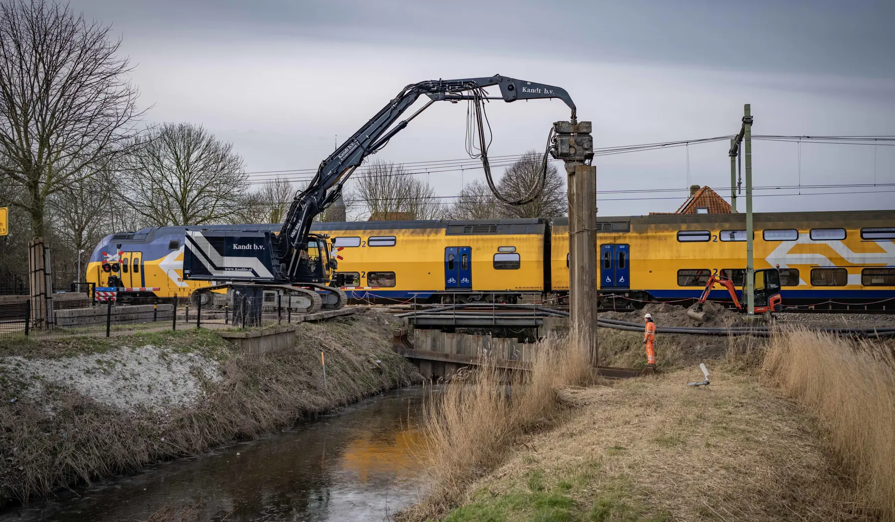 Van 8 tot 23 maart rijden er geen treinen