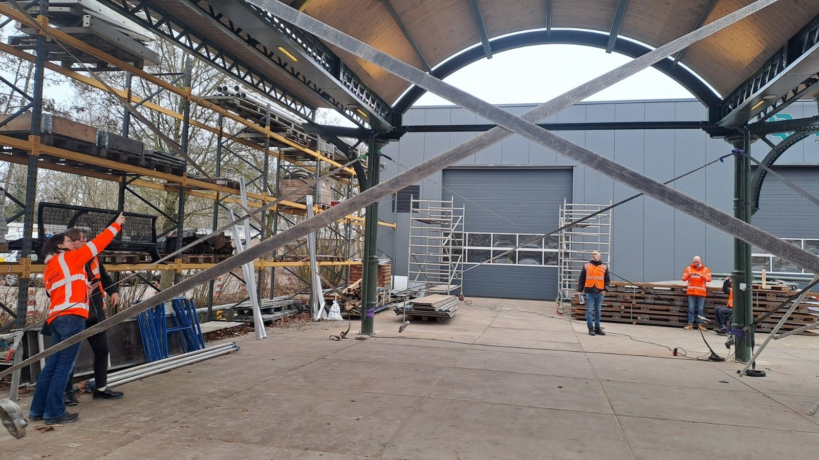 Onlangs hebben experts een proefopstelling bekeken van de perronkap 1b.