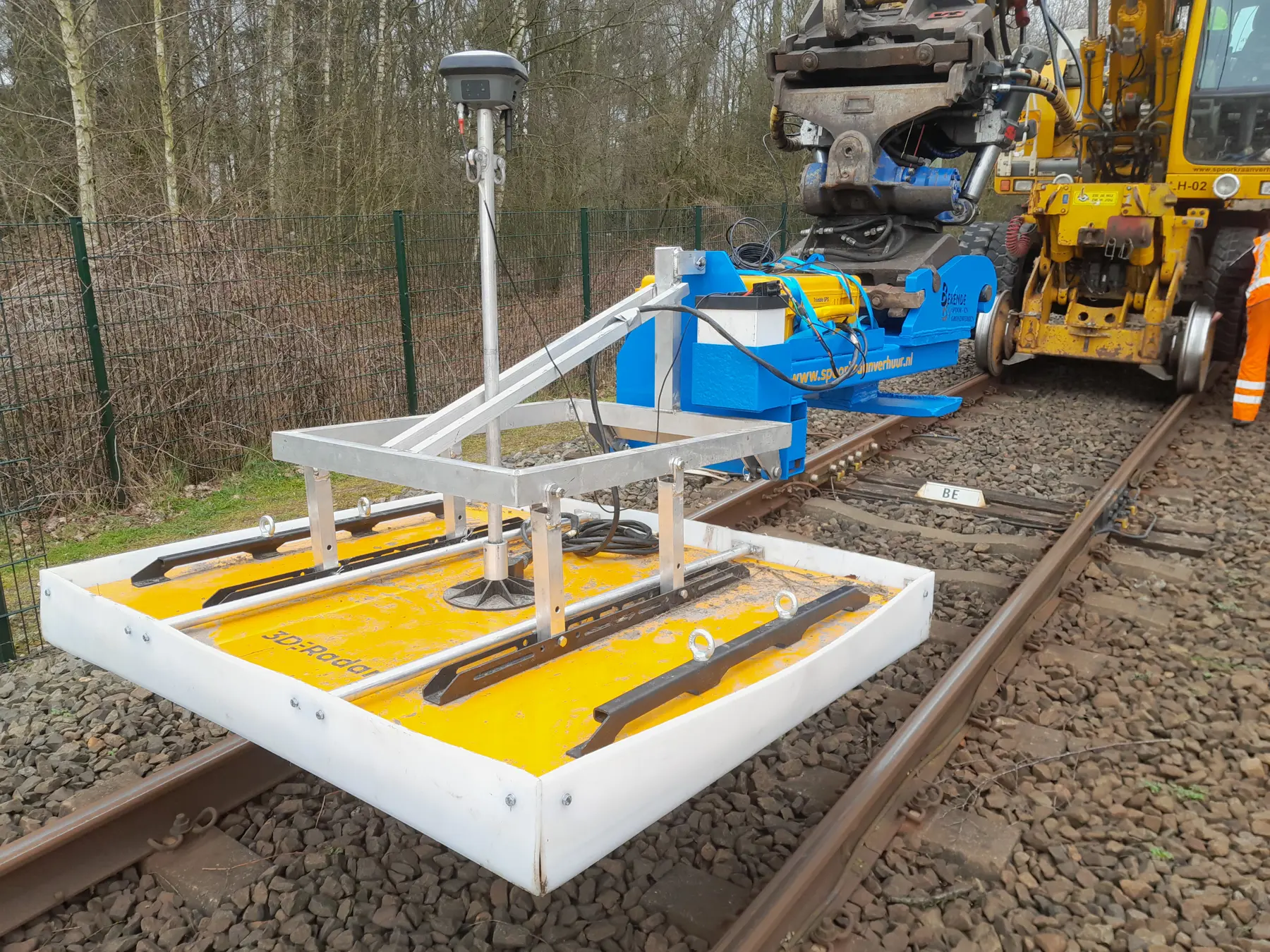 Een grondradar in actie