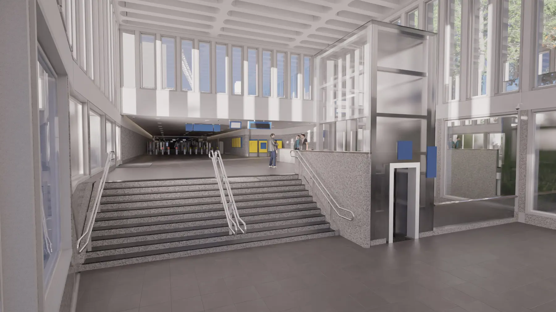 Impressie van de binnenkant van de westtunnel