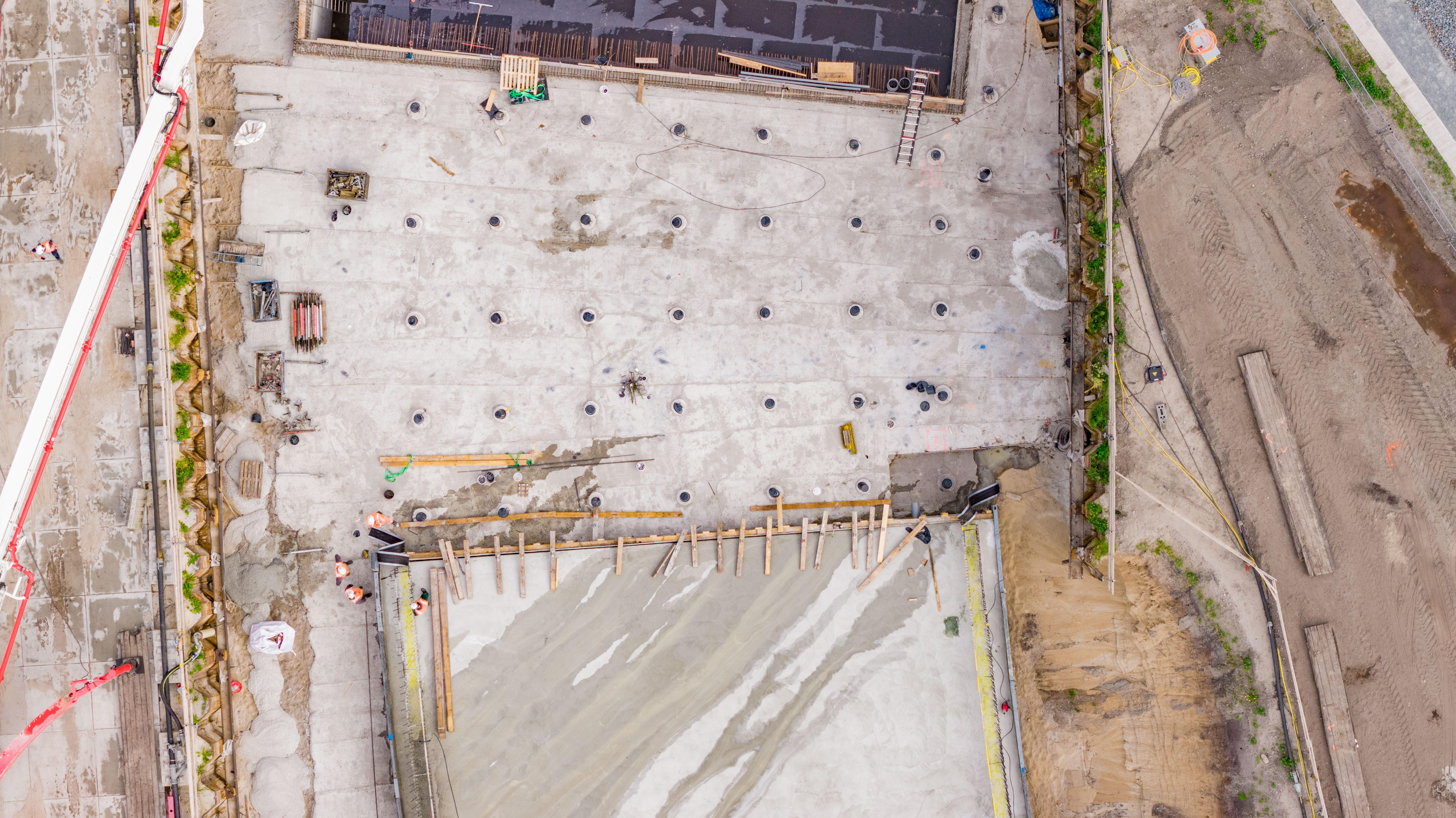 Foto's van de werkzaamheden in Maarsbergen