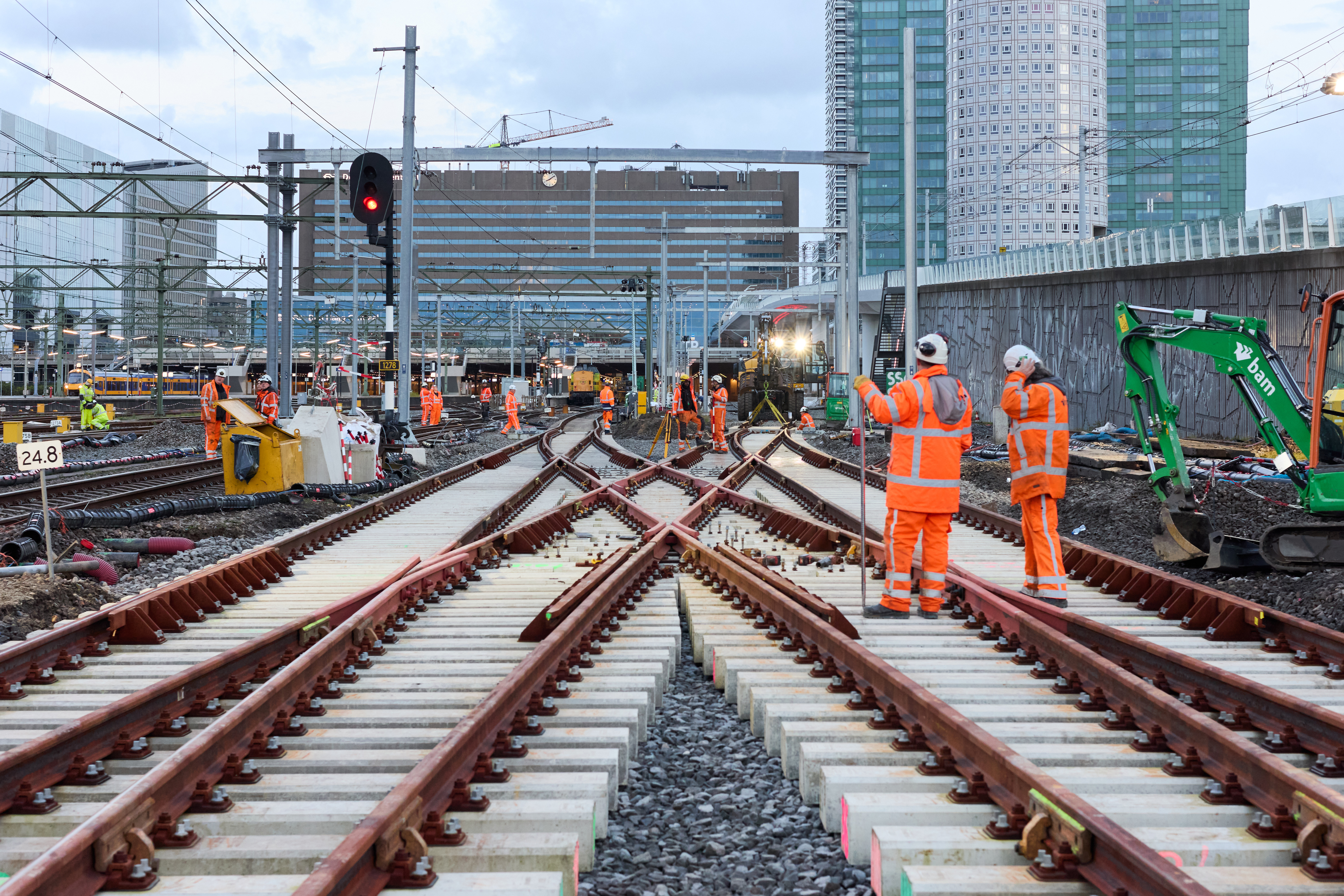 14,5 ton is het gewicht van de zwaarste wisseldelen 