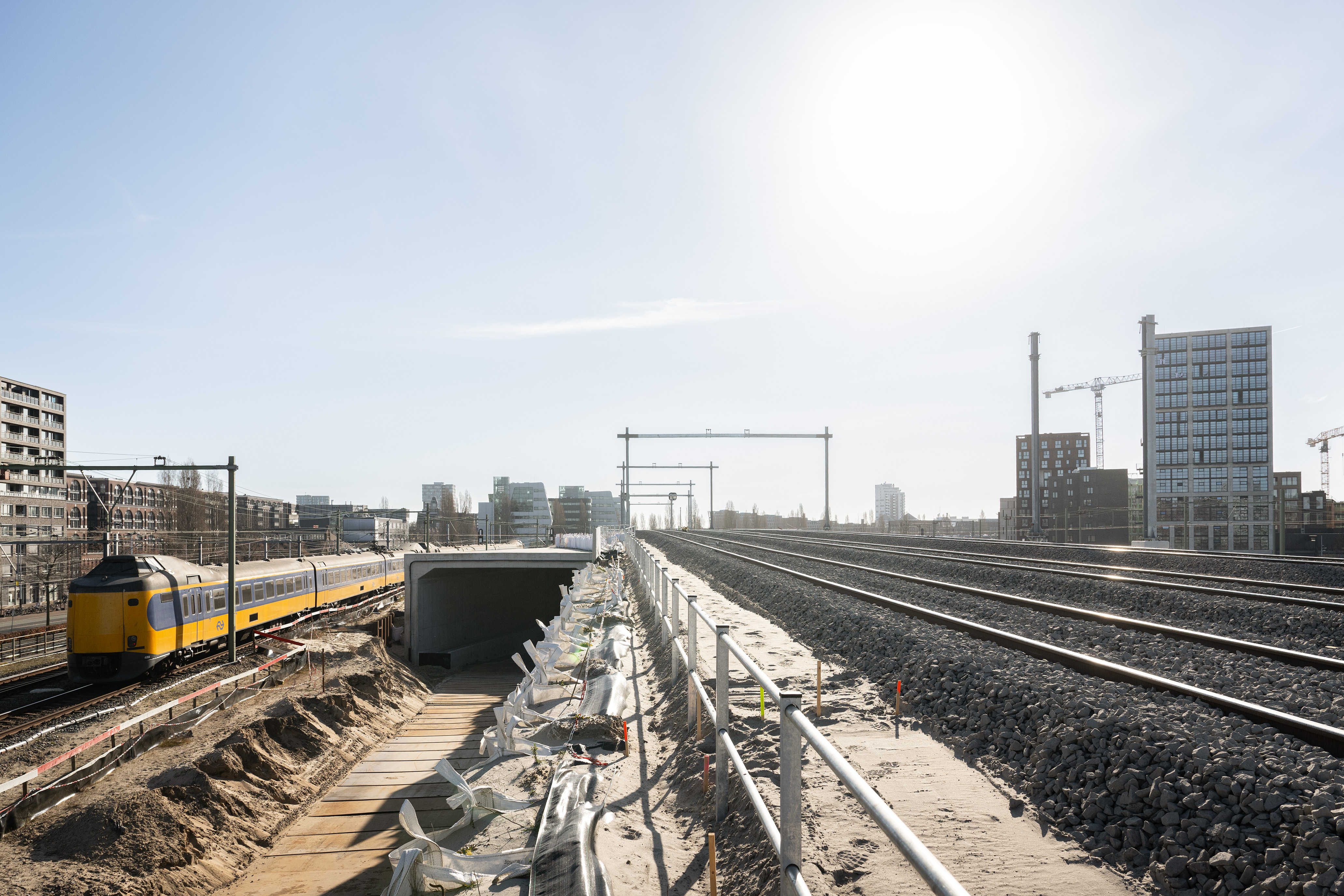 Dit is een belangrijke stap om later verder te werken aan de ongelijkvloerse kruising.