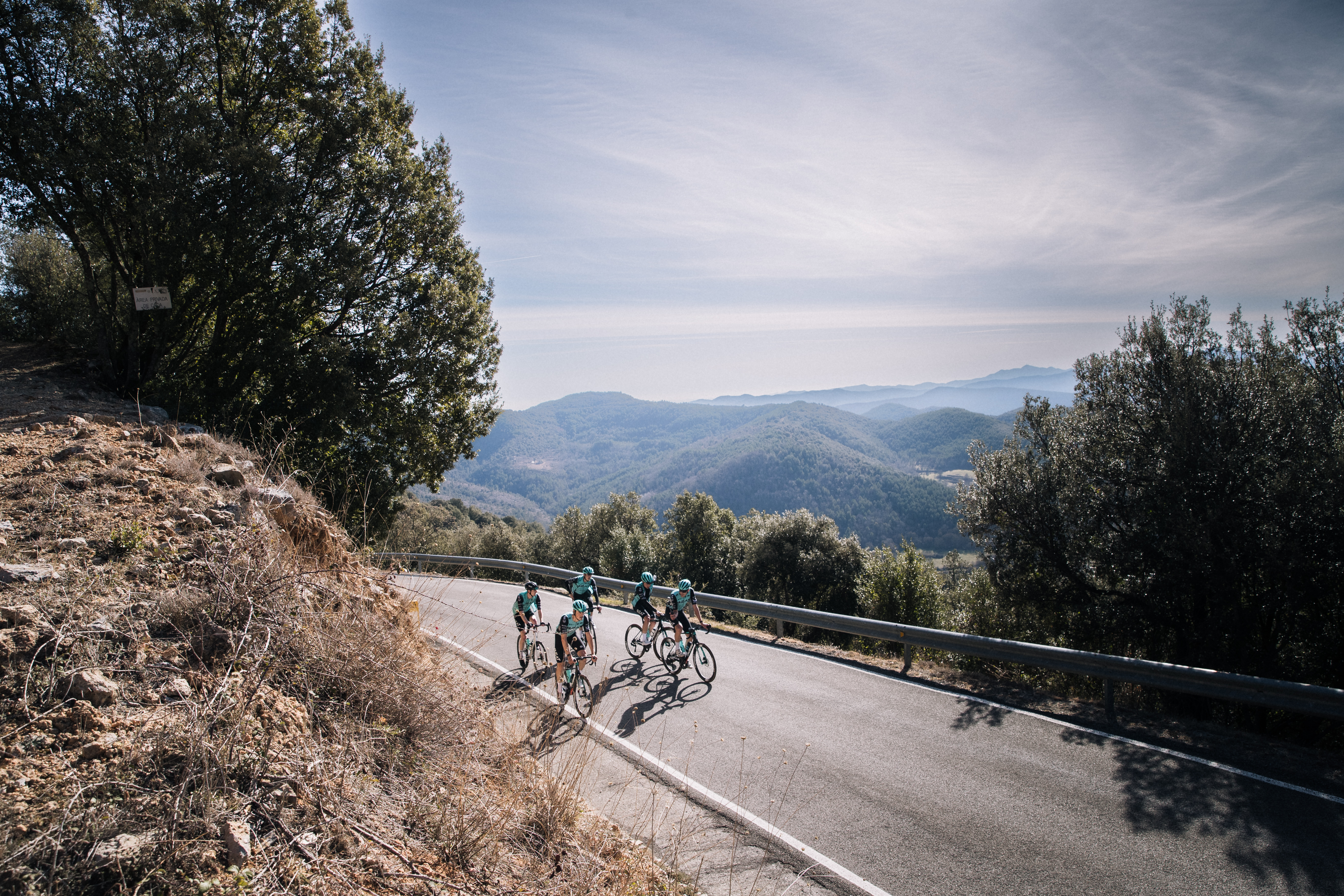 Trainen met geweldig uitzicht