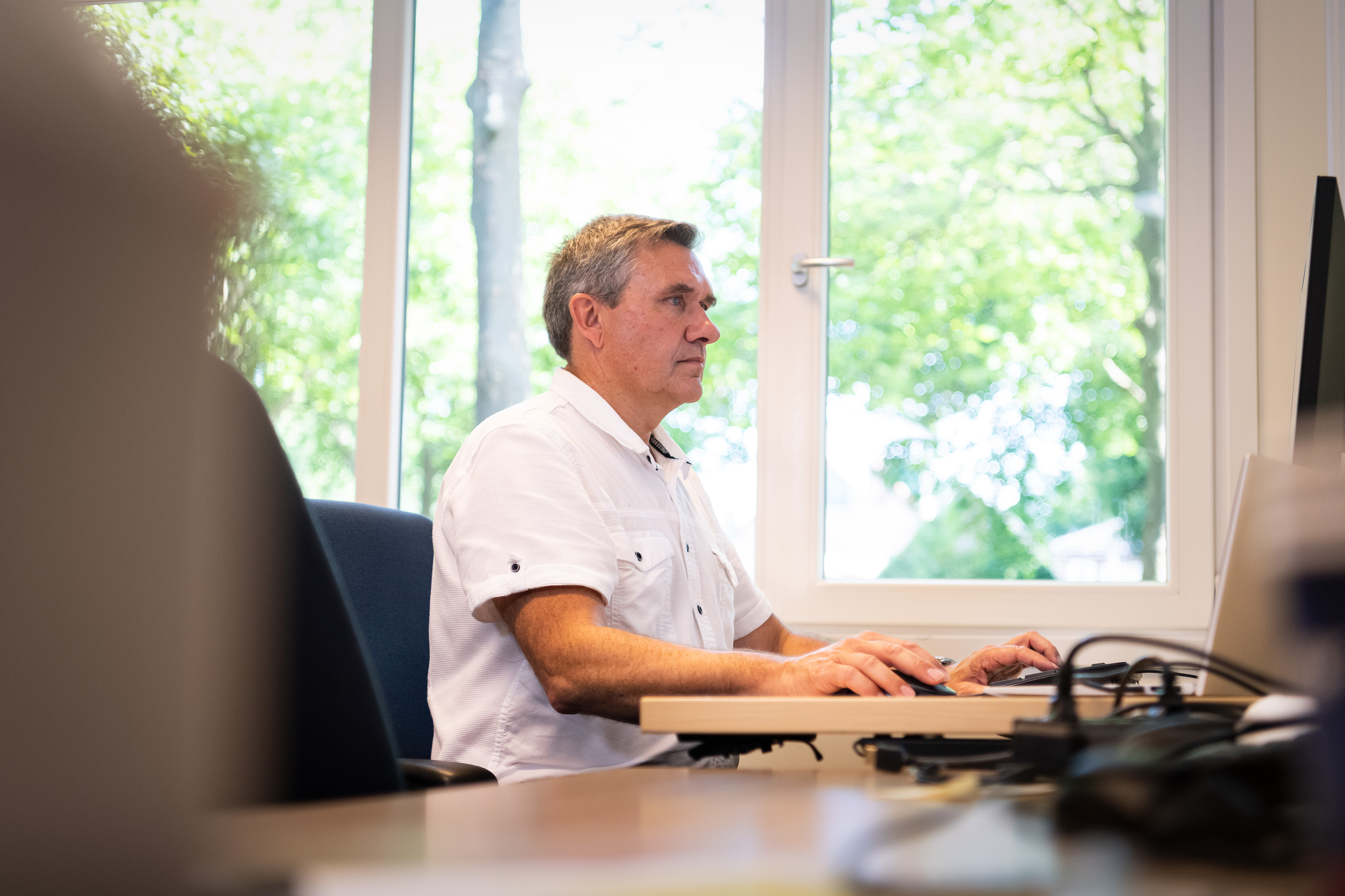 In zijn rol als ICT infra architect houdt Maurice de helicopterview