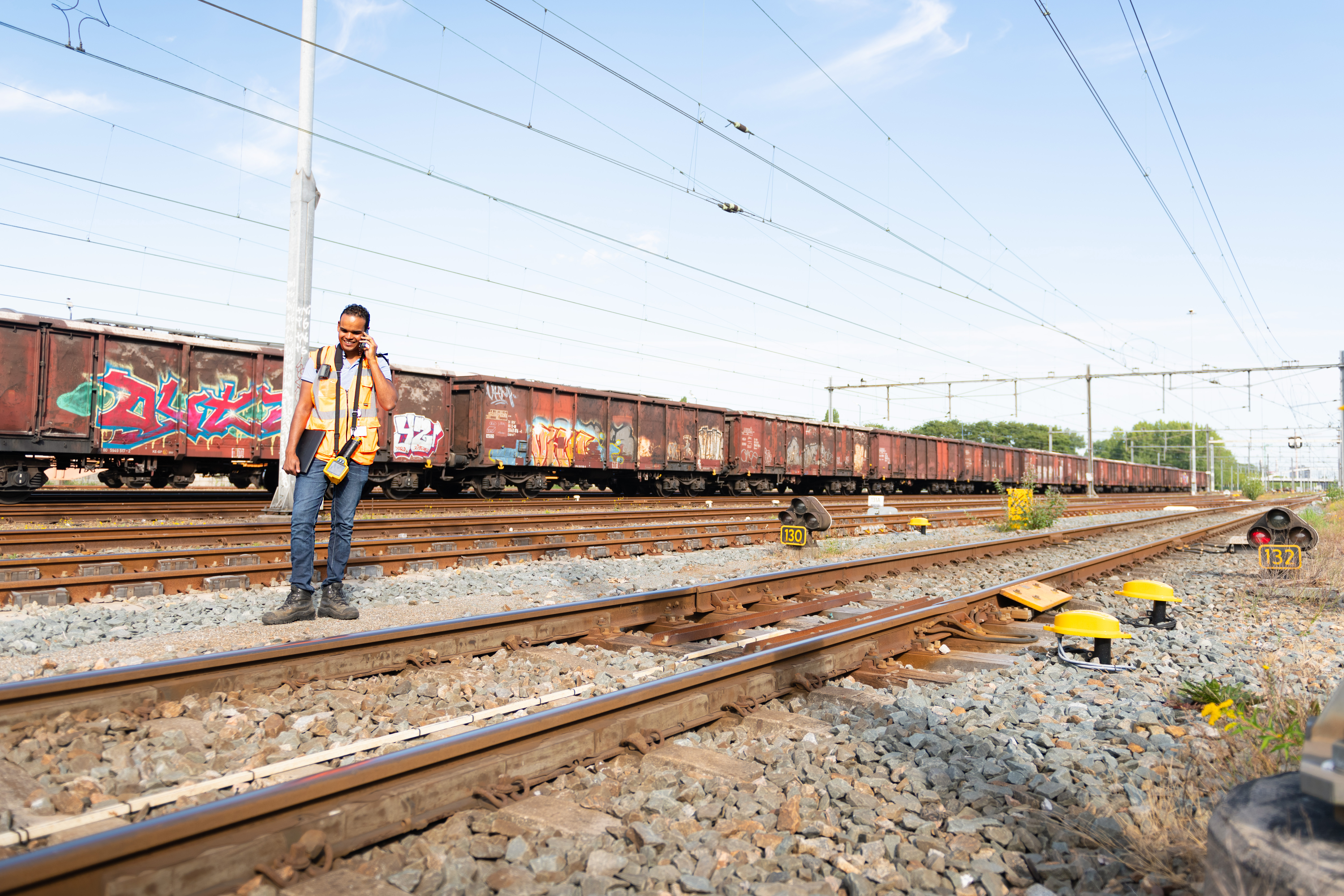 Jamaal op inspectie in Rotterdam