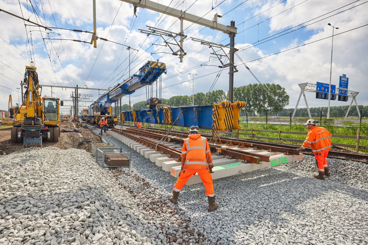 Leggen van wisseldelen