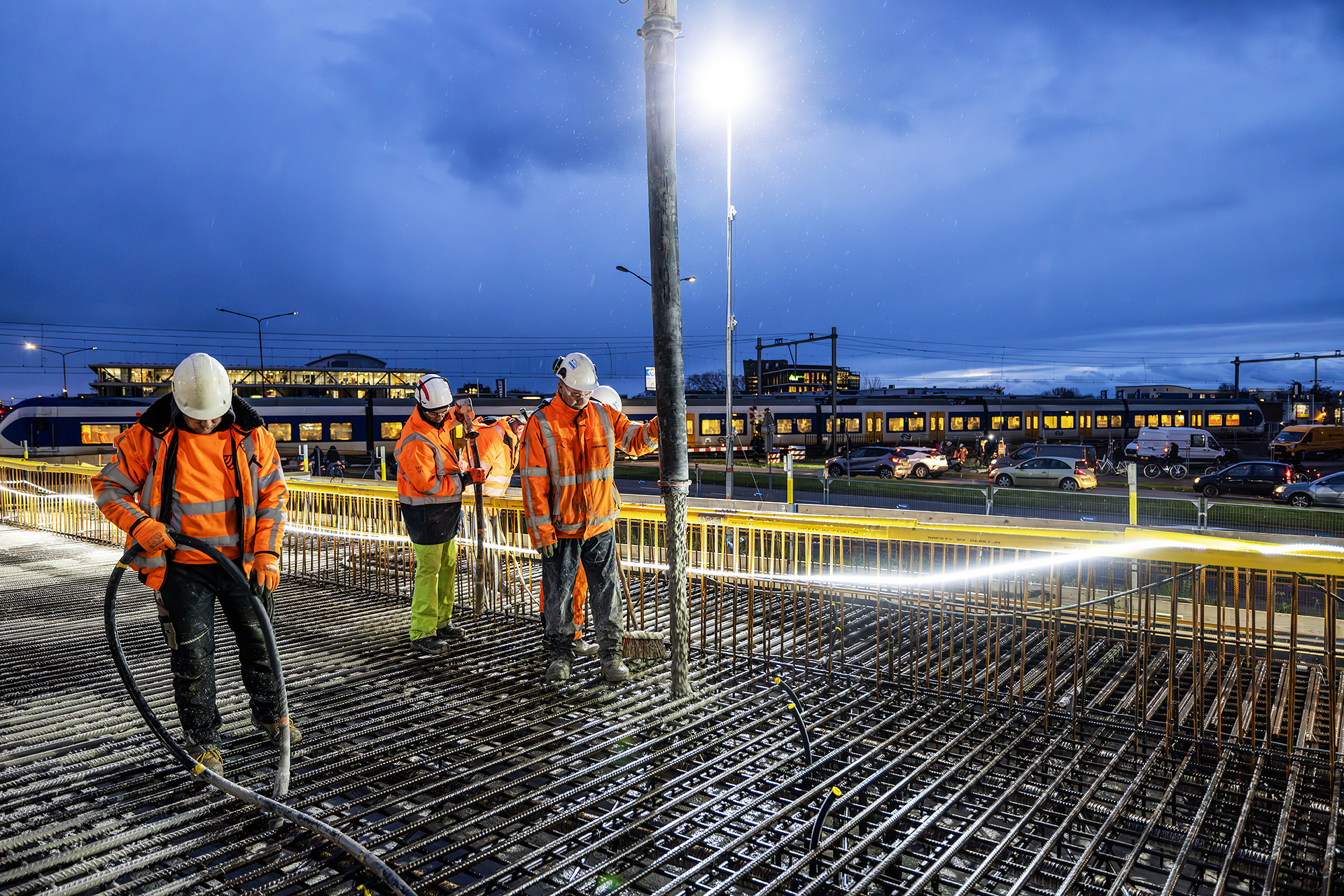 Foto's van de werkzaamheden via Paul Poels fotografie
