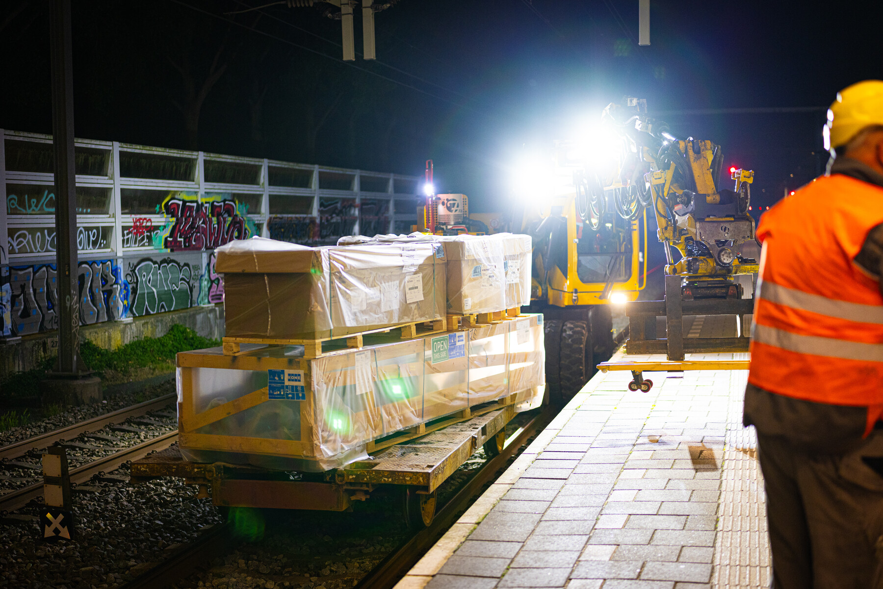 Het plaatsen van de lift vergde veel afstemming