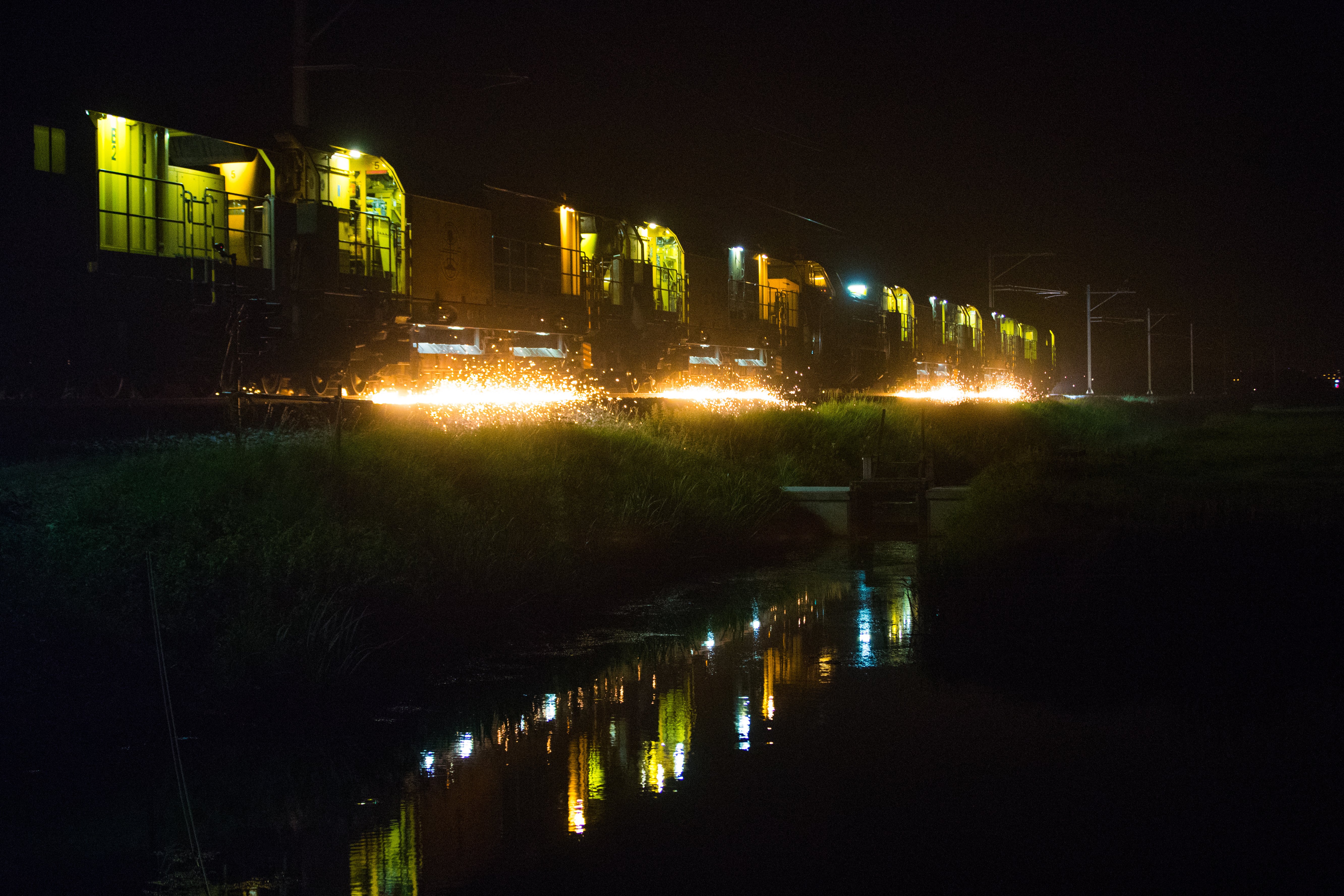 Werktrein ontspoord bij Vught