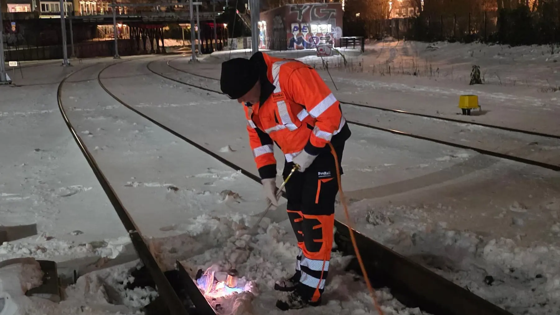 Nachtelijke werkzaamheden in Groningen 