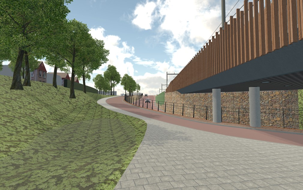 Impressies van hoe de situatie er straks uitziet