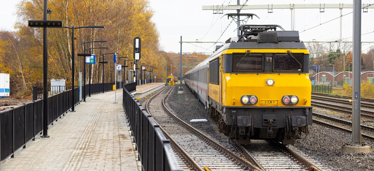 Perron Extra perron en spoor in Oldenzaal klaar | ProRail