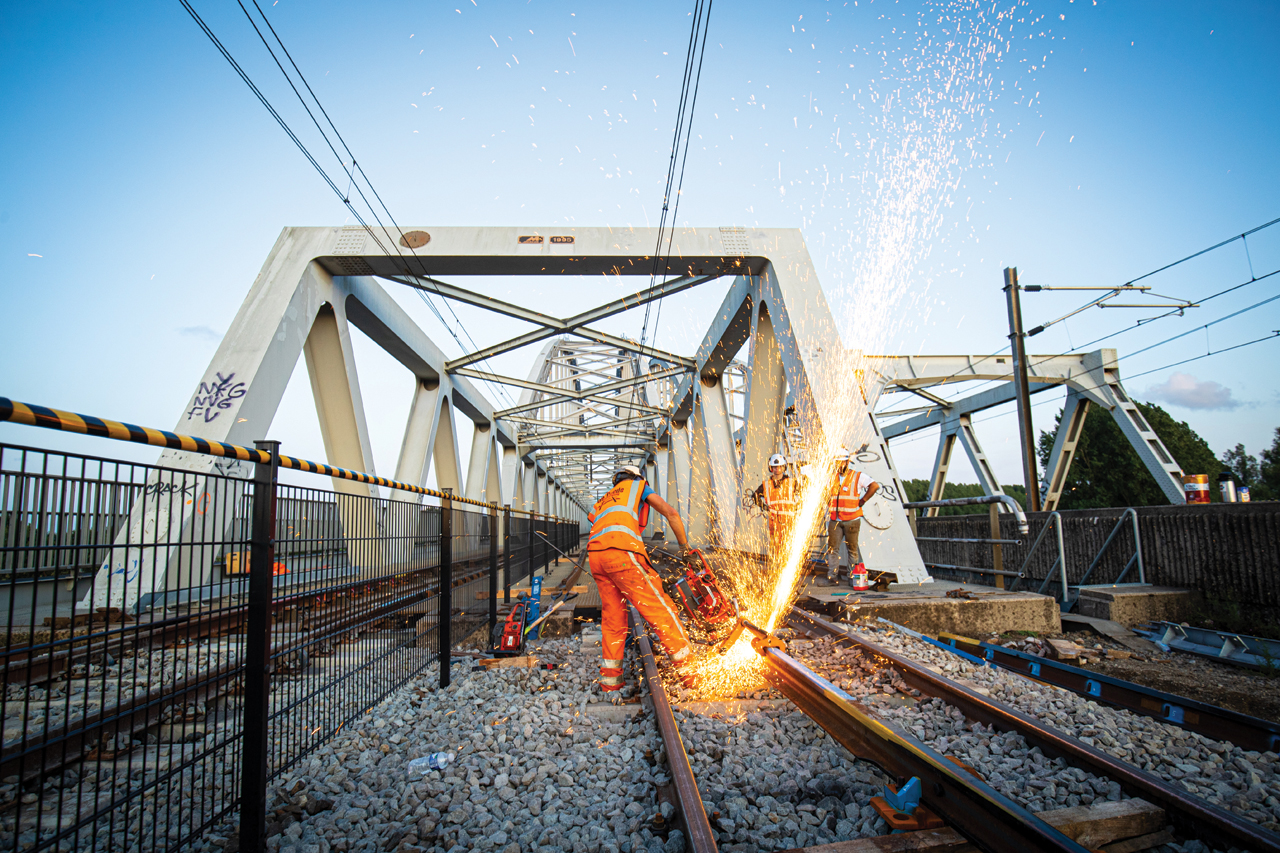 Werkzaamheden bij Weesp