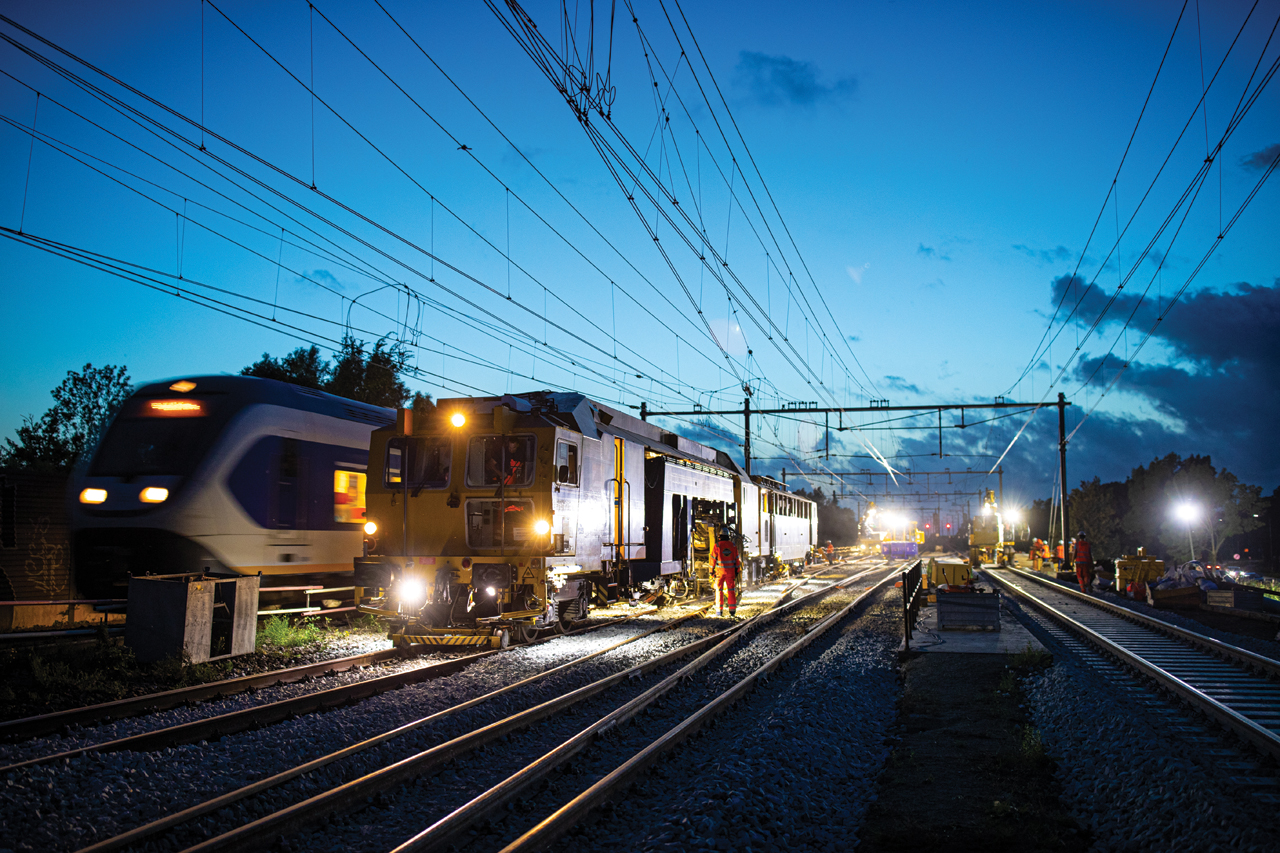 Werkzaamheden bij Weesp