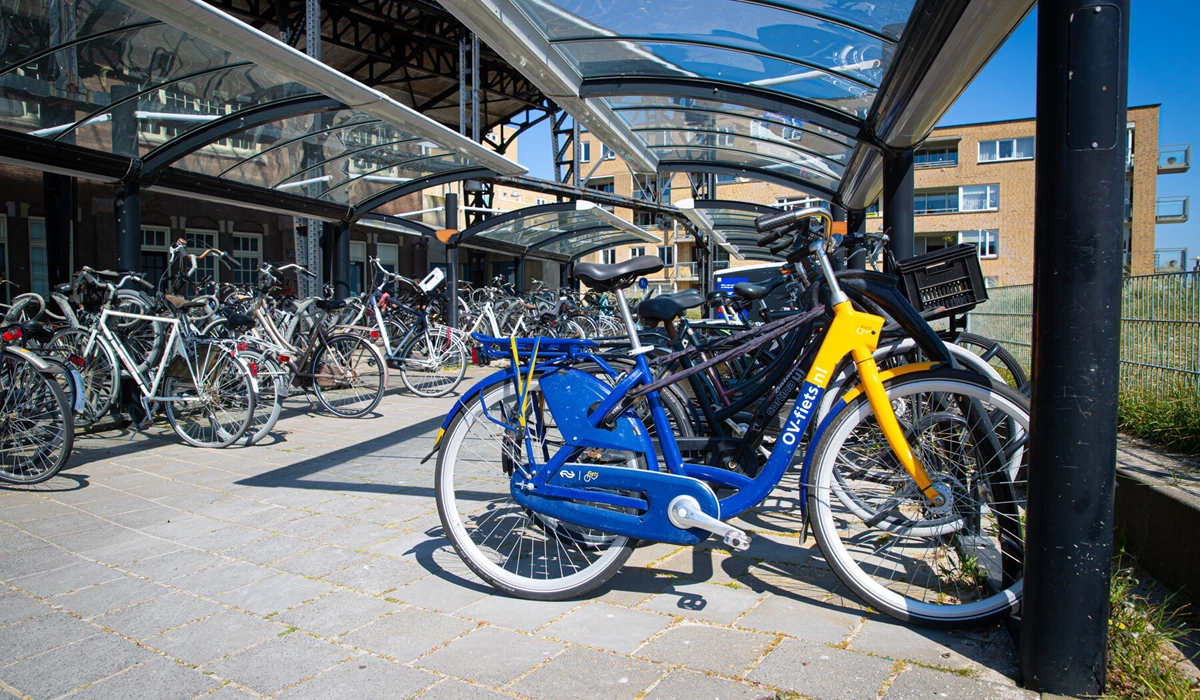 De nieuwe fietsenstalling op station Zandvoort aan Zee