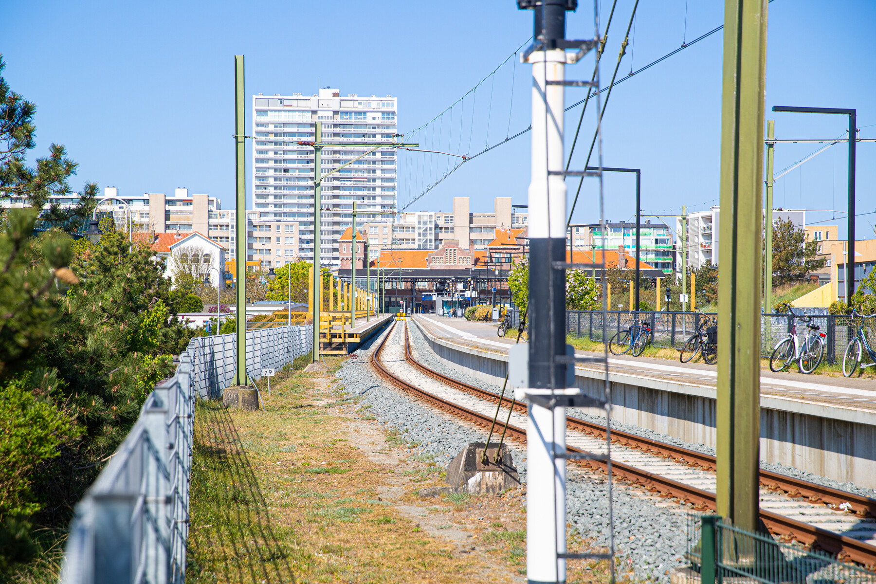 Bovenleidingen bij Zandvoort aan Zee