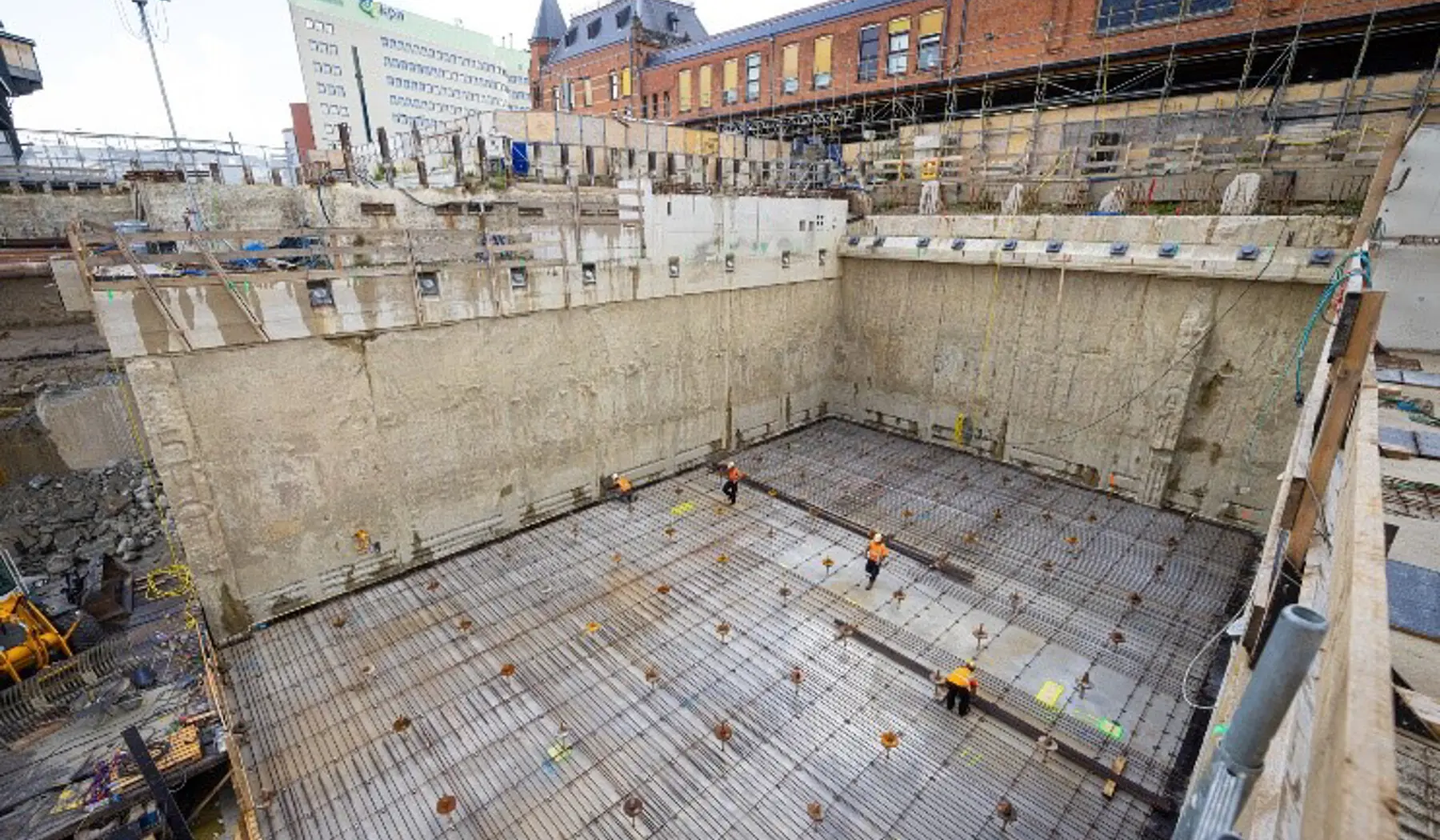 De noordelijke toegang van de voetgangerspassage