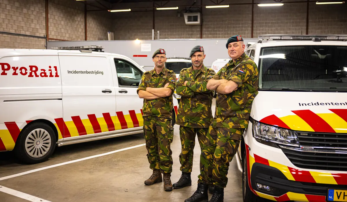 Defensie en ProRail werken samen in het havengebied | ProRail