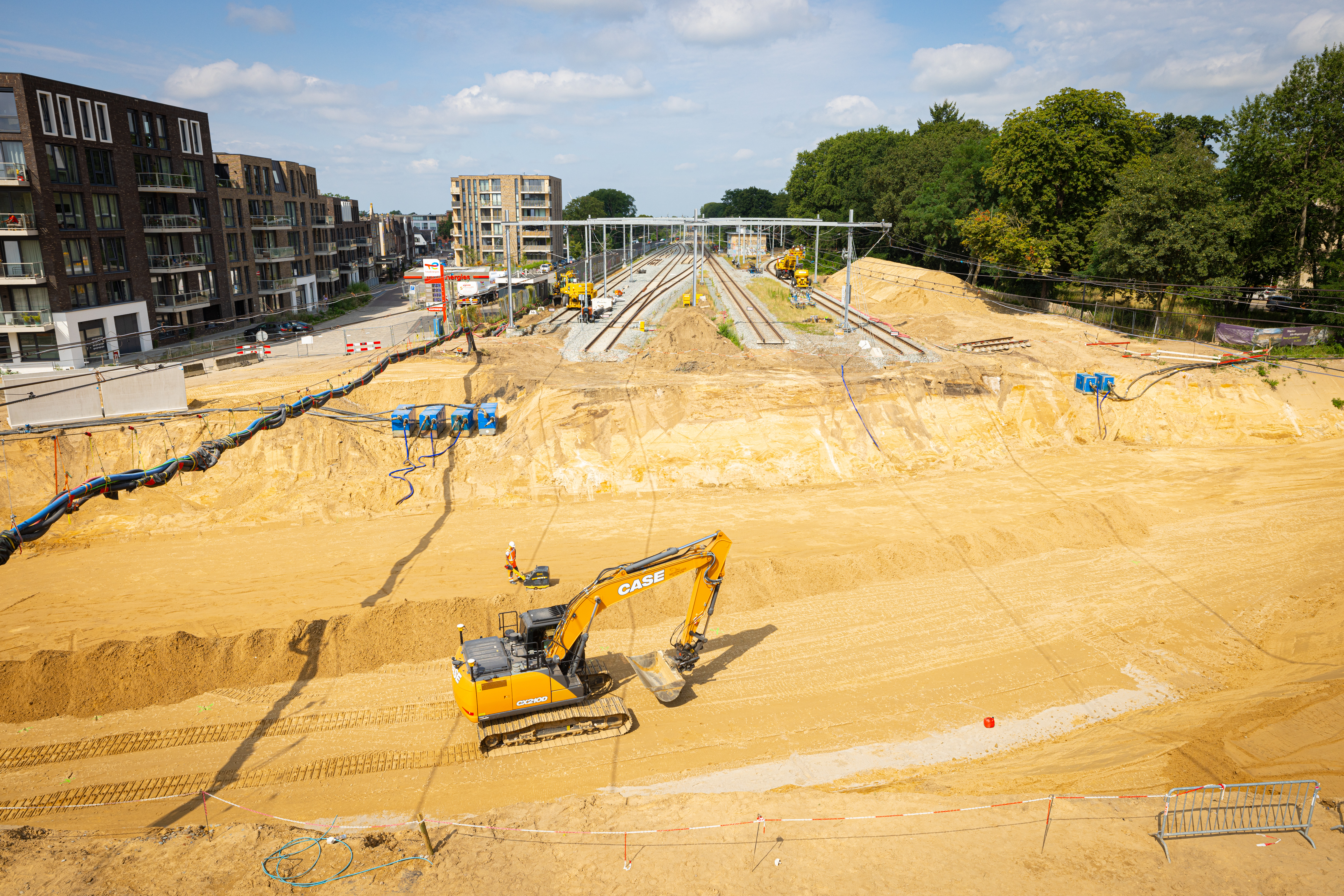 "Zet hem hier maar neer alsjeblieft"