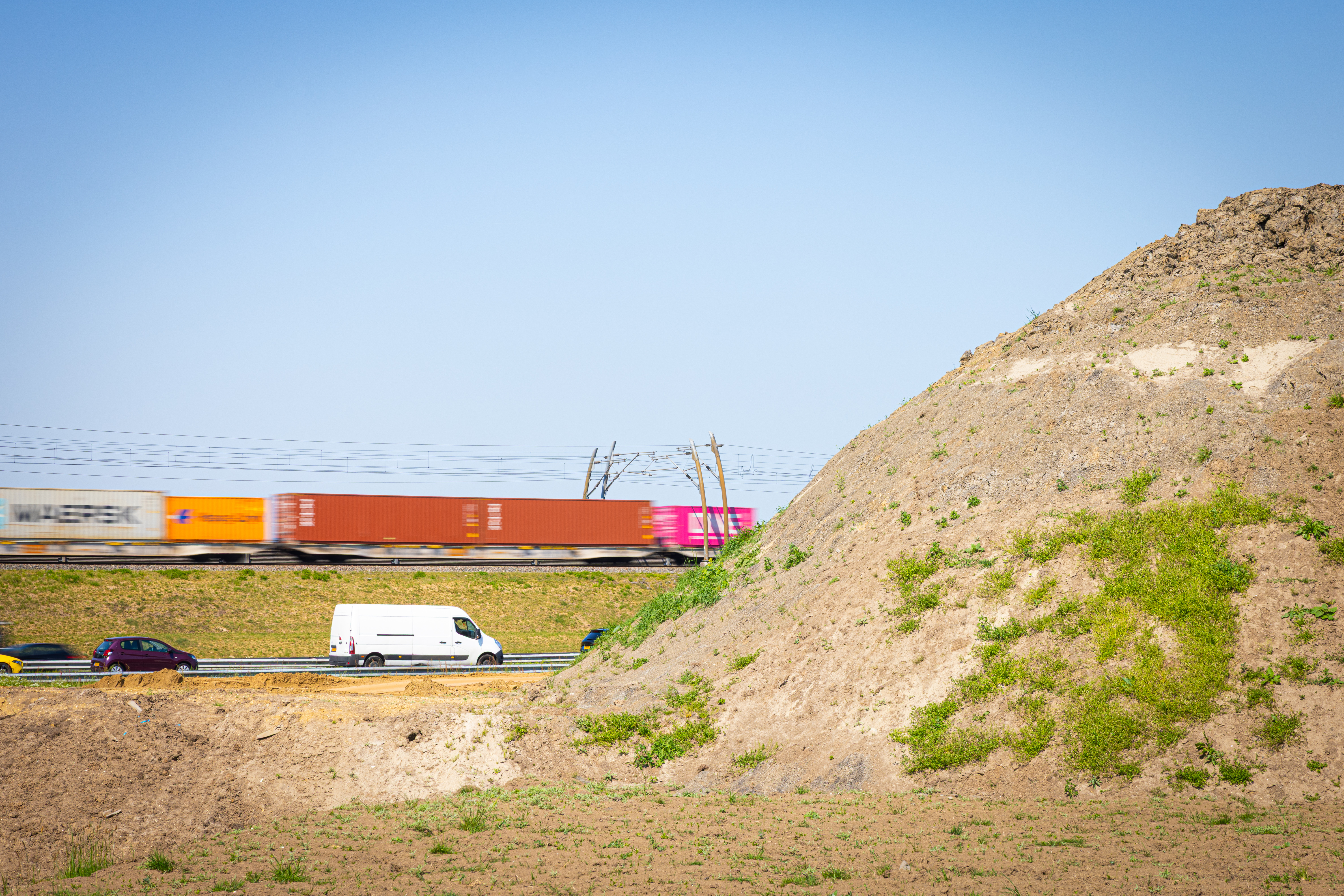 Het afgelopen jaar is er hard gewerkt en veel grond verzet en zand aangevoerd