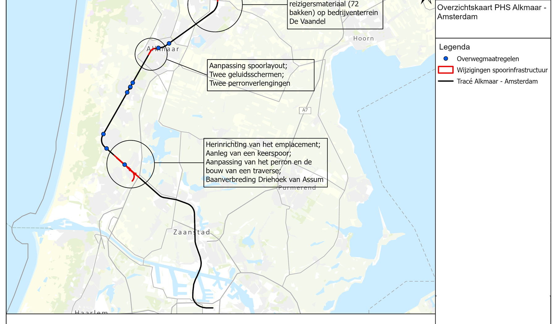 Dit staat er tussen Amsterdam en Alkmaar allemaal te gebeuren