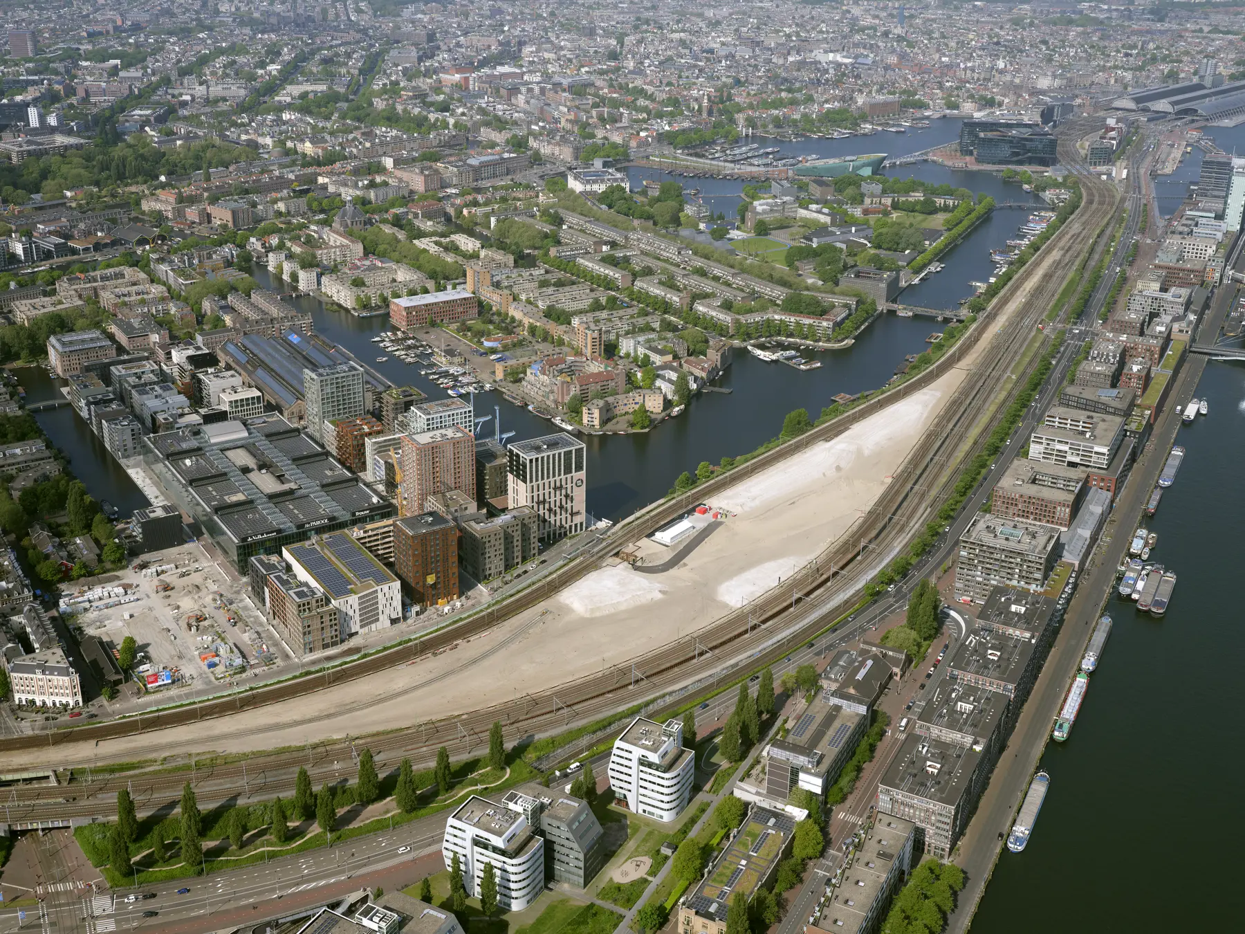 Werkzaamheden rondom de Dijksgracht in Amsterdam