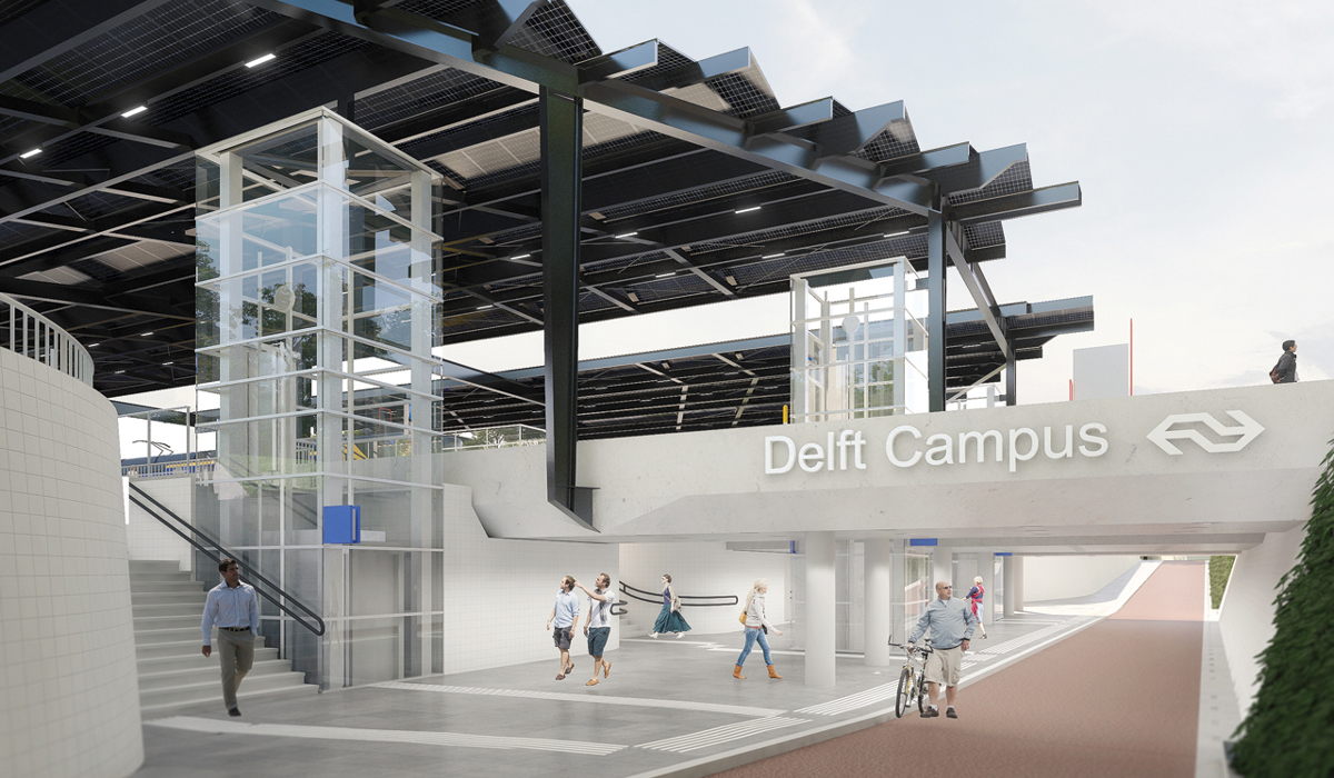 Impressie van Delft Campus