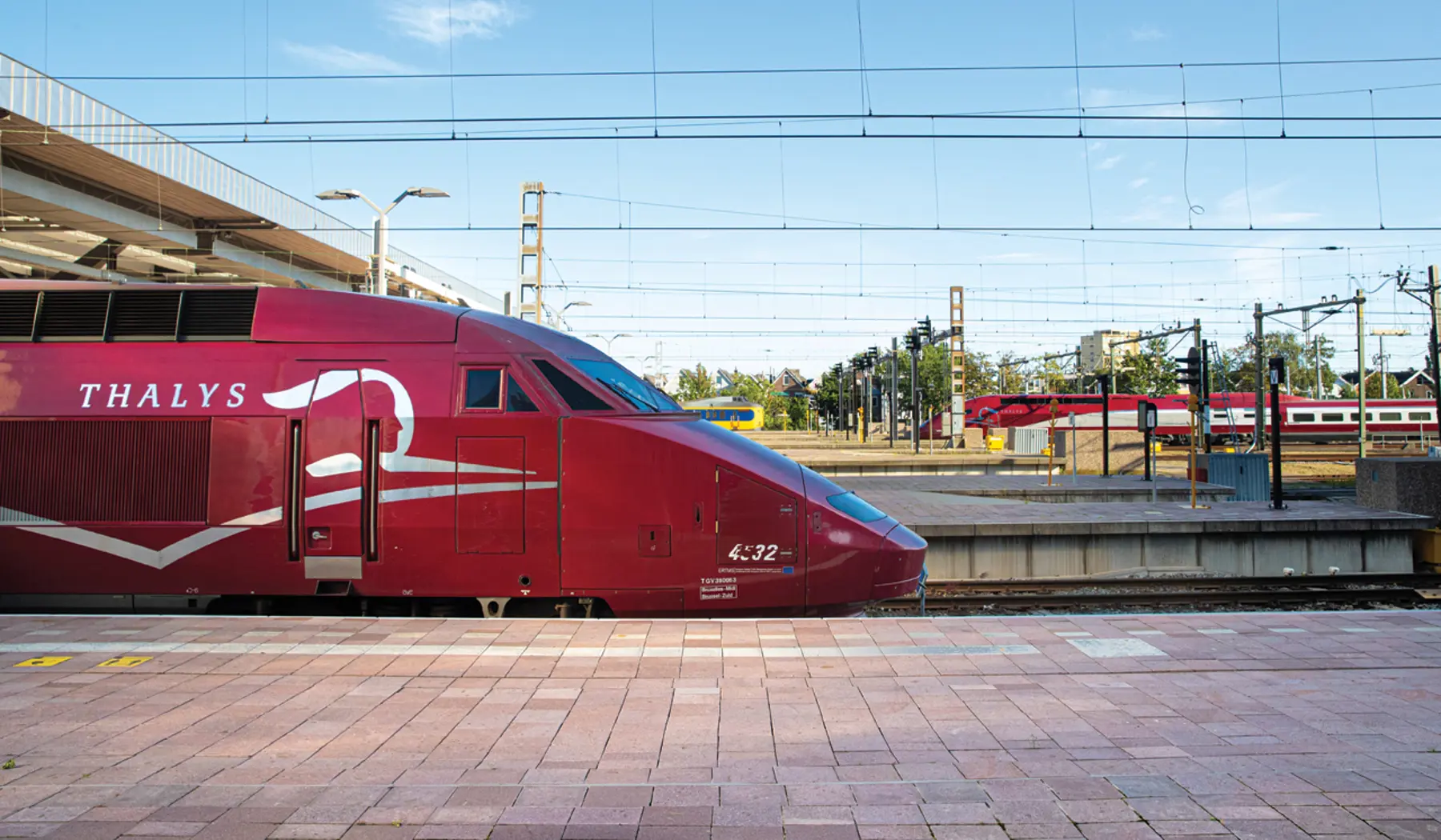 Thalys-trein op station Rotterdam Centraal