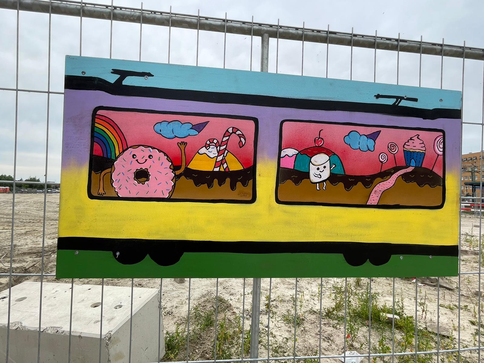 Een van de fantasiewagons