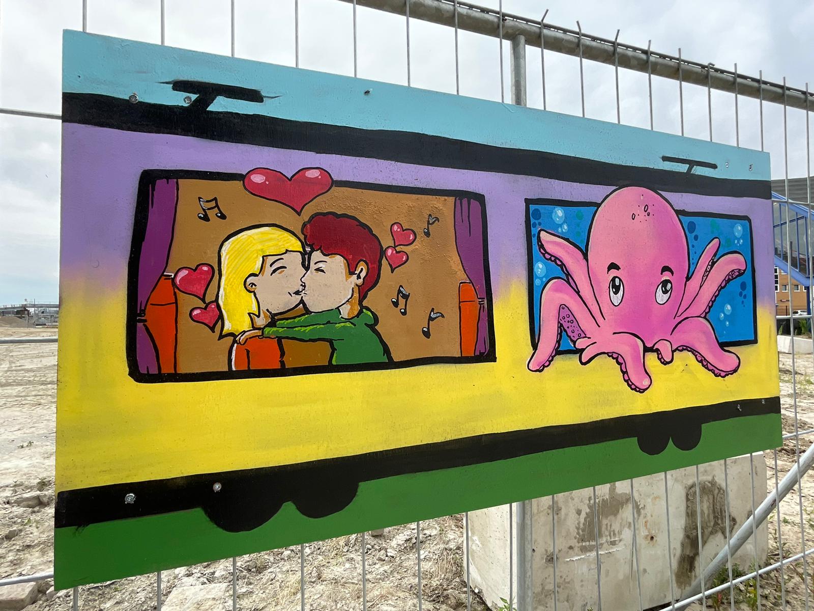 Een van de fantasiewagons