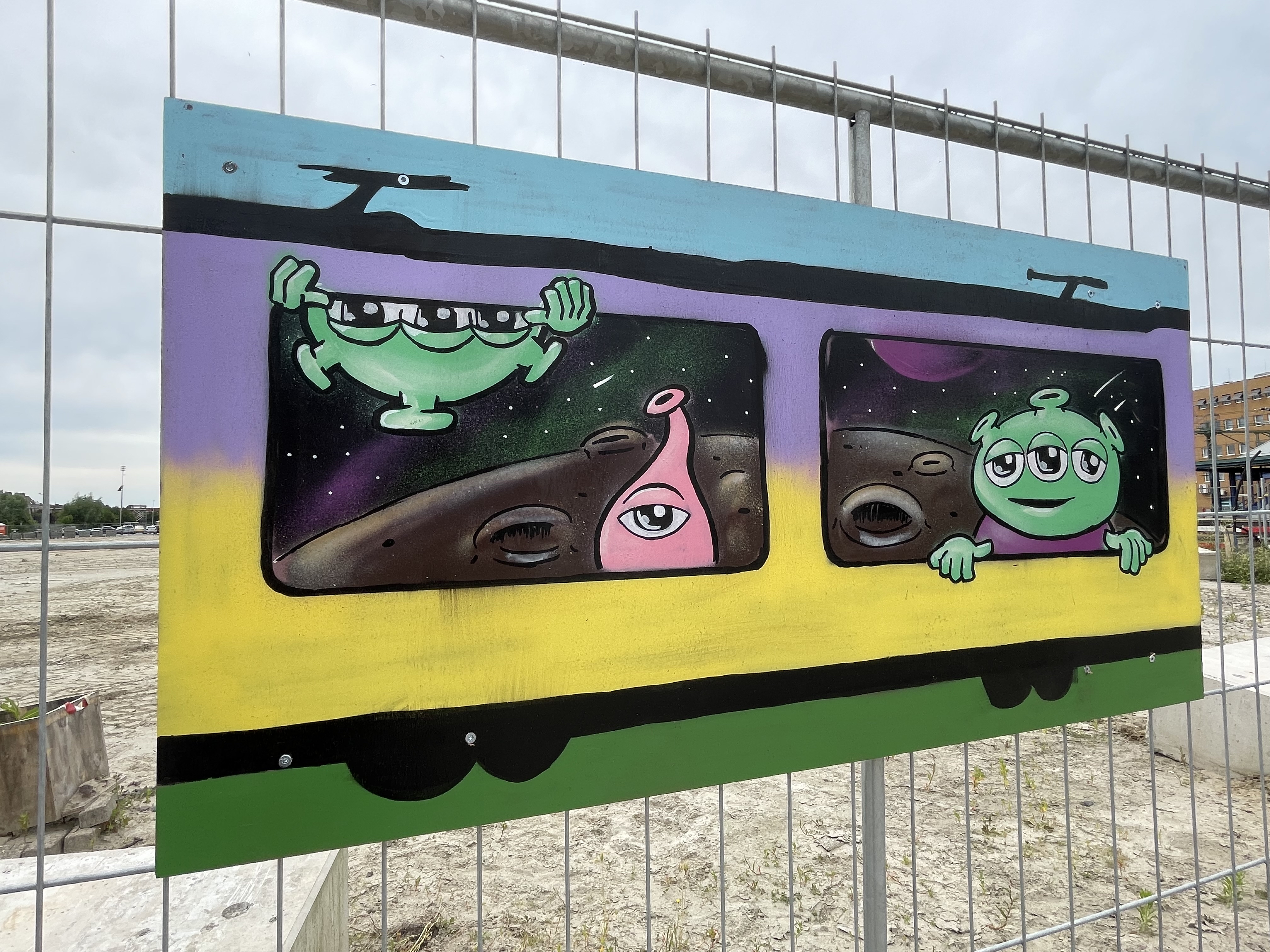 Een van de fantasiewagons