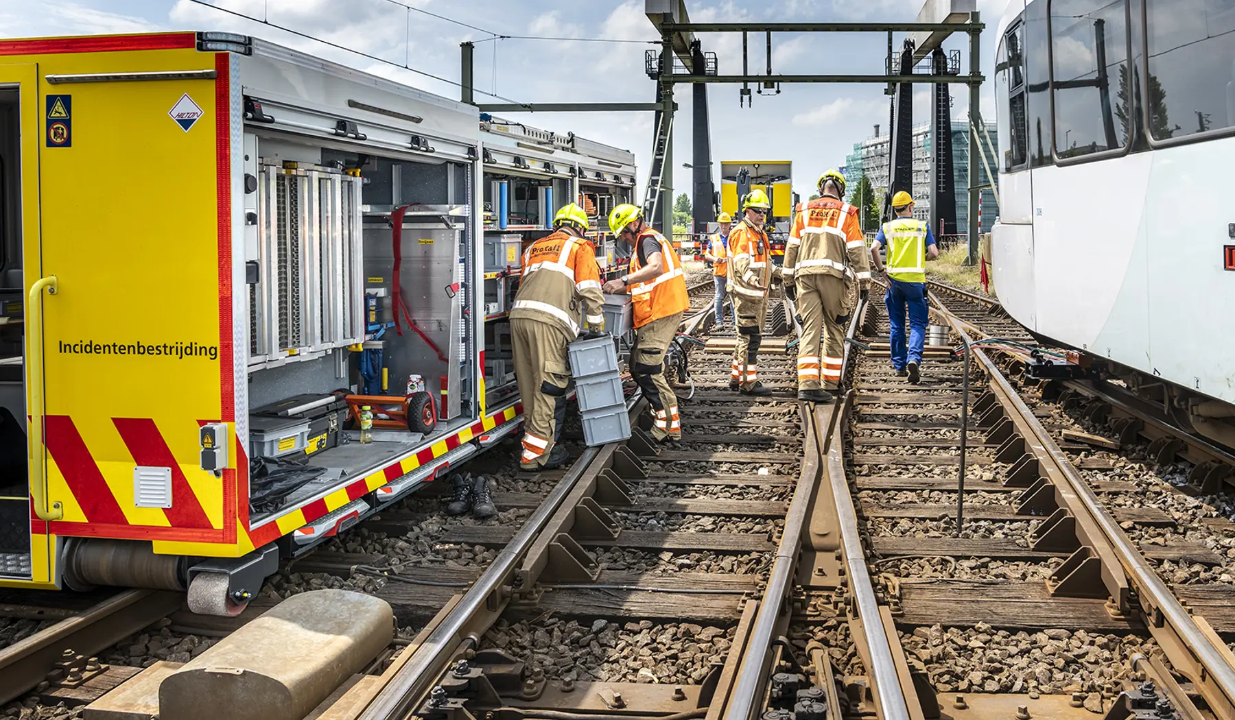 ProRail Incidentenbestrijding ter plaatse in Groningen