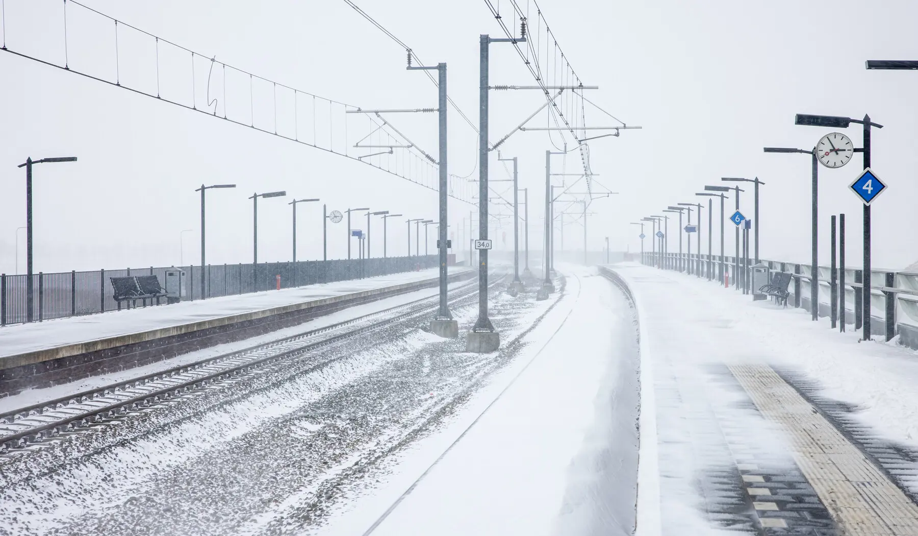 Station Kampen Zuid afgelopen zondag