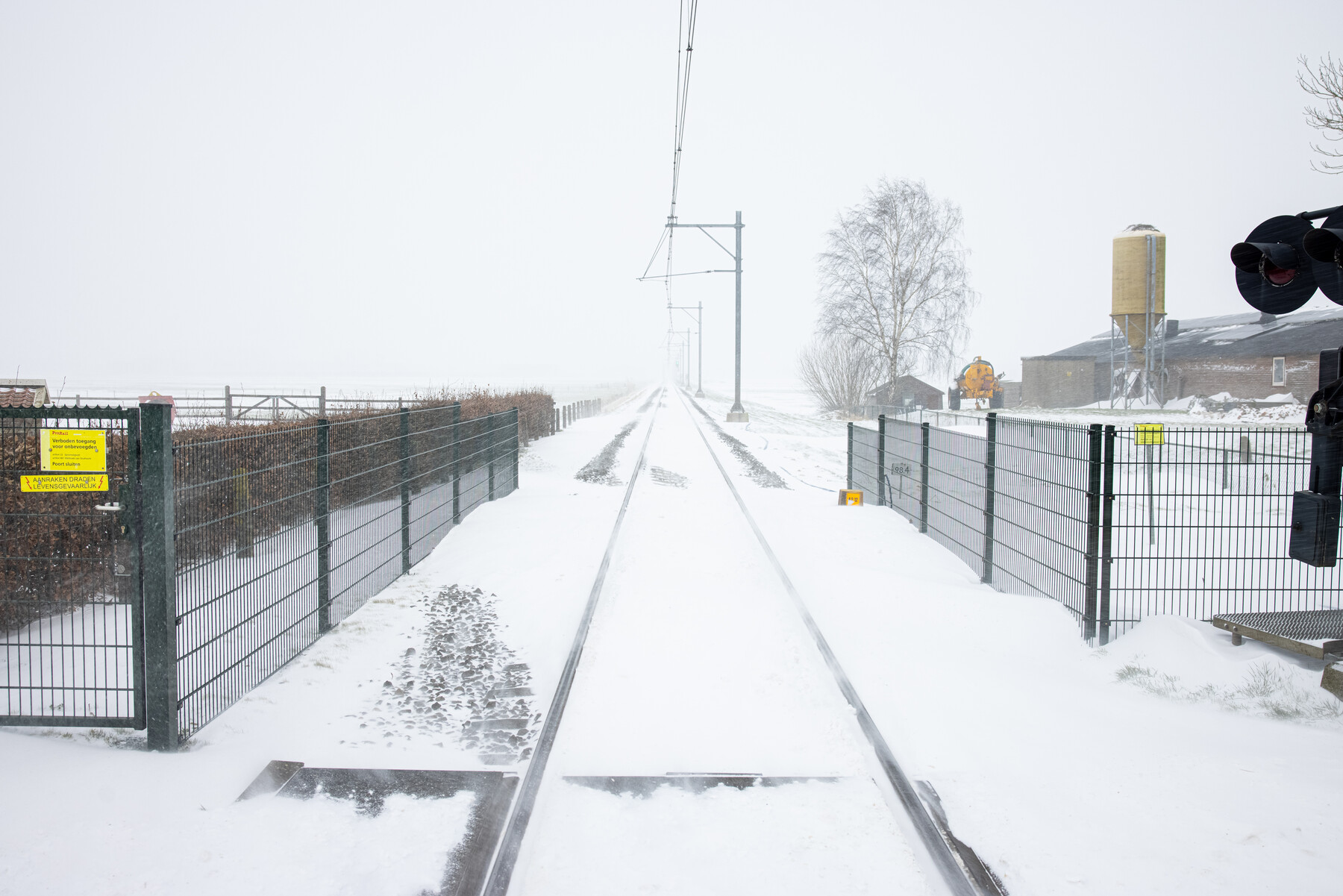 Sneeuw tussen Zwolle en Kampen dit weekeinde