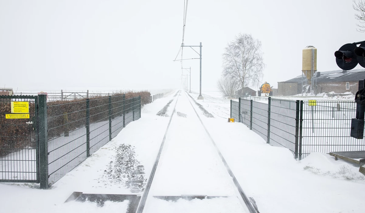 Sneeuw tussen Zwolle en Kampen dit weekeinde
