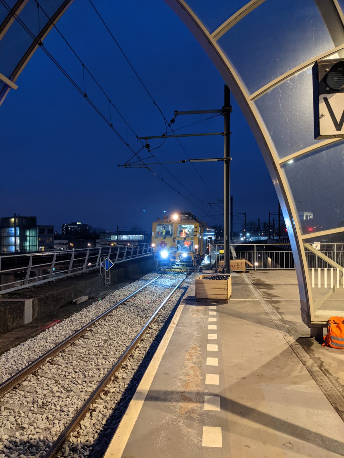 Werkzaamheden bij Sloterdijk 
