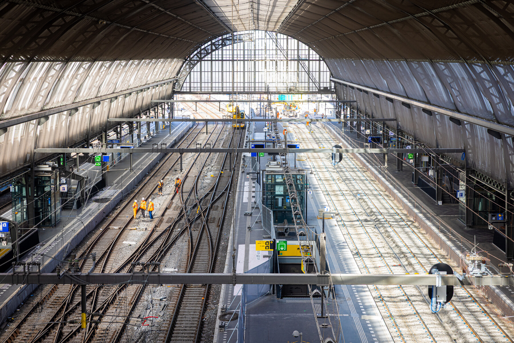 Spoorwerk sporen 11-13